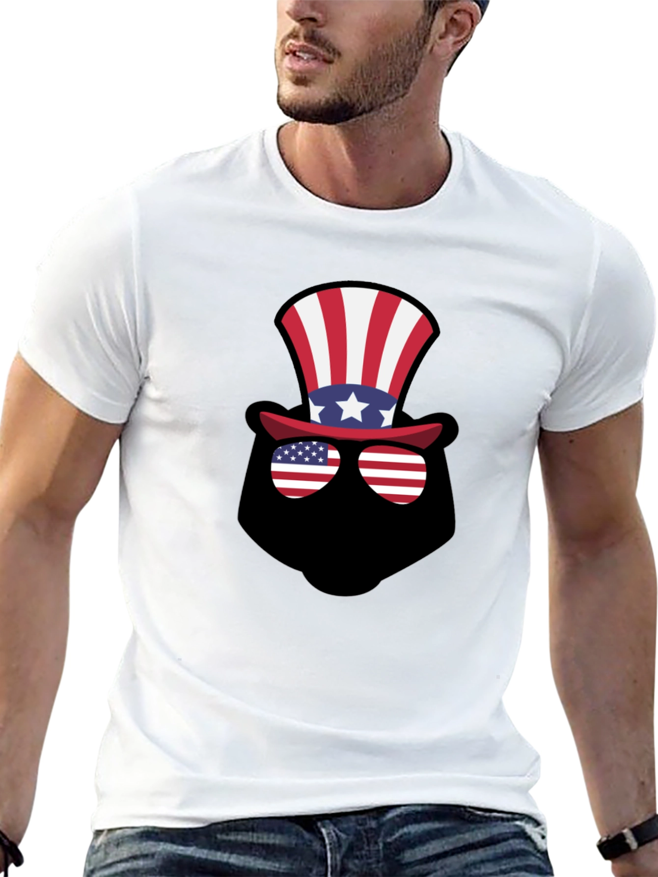 Patriotic Bear Graphic Tee