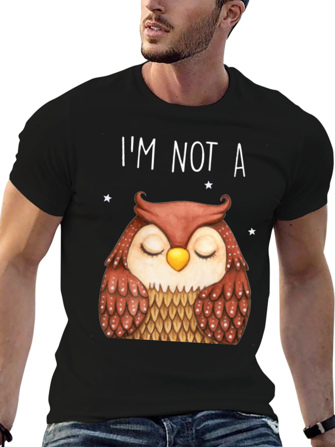 Im Not A Hoot: Owl Graphic Tee