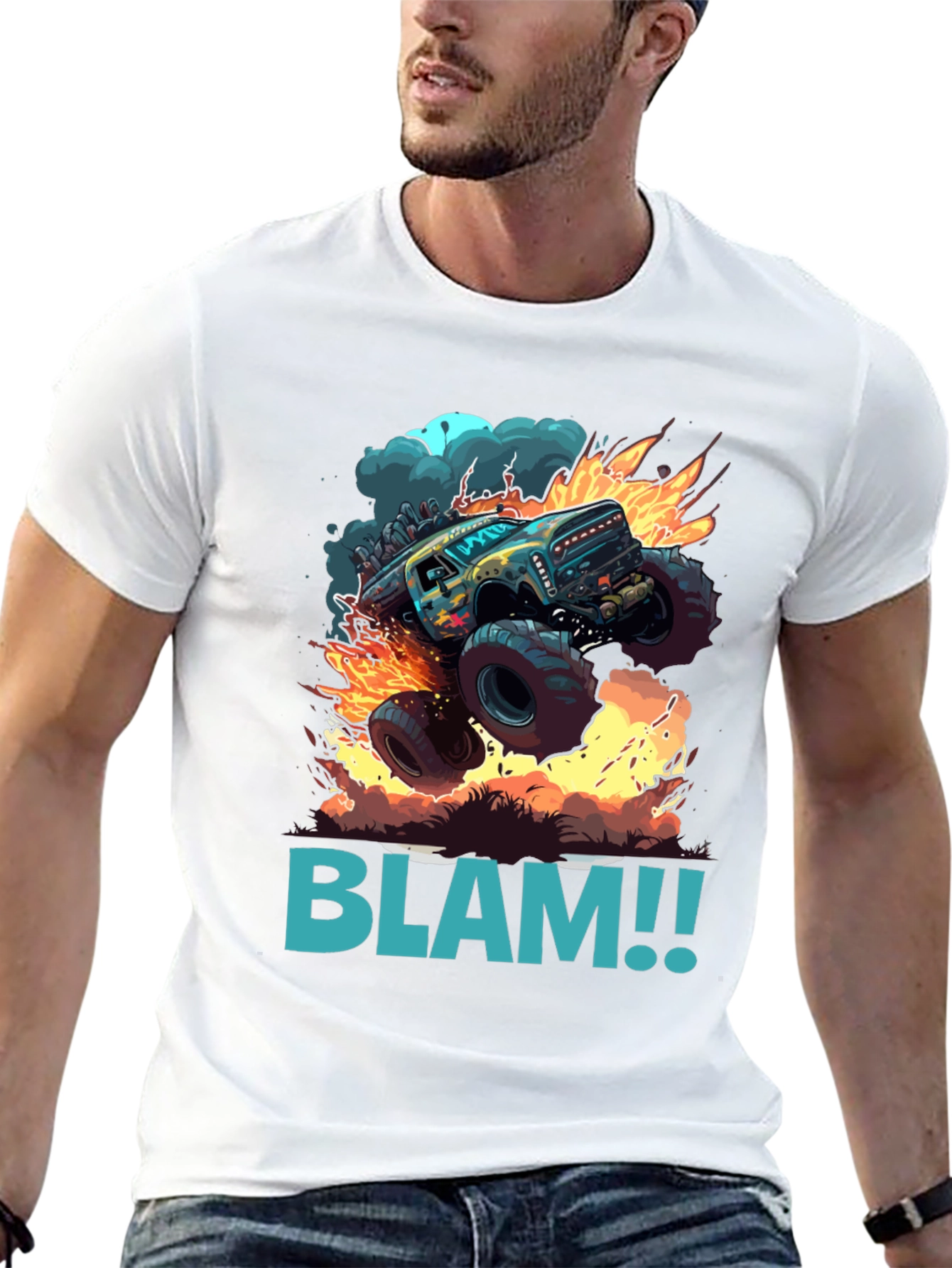 Monster Truck Blam! Graphic T-Shirt