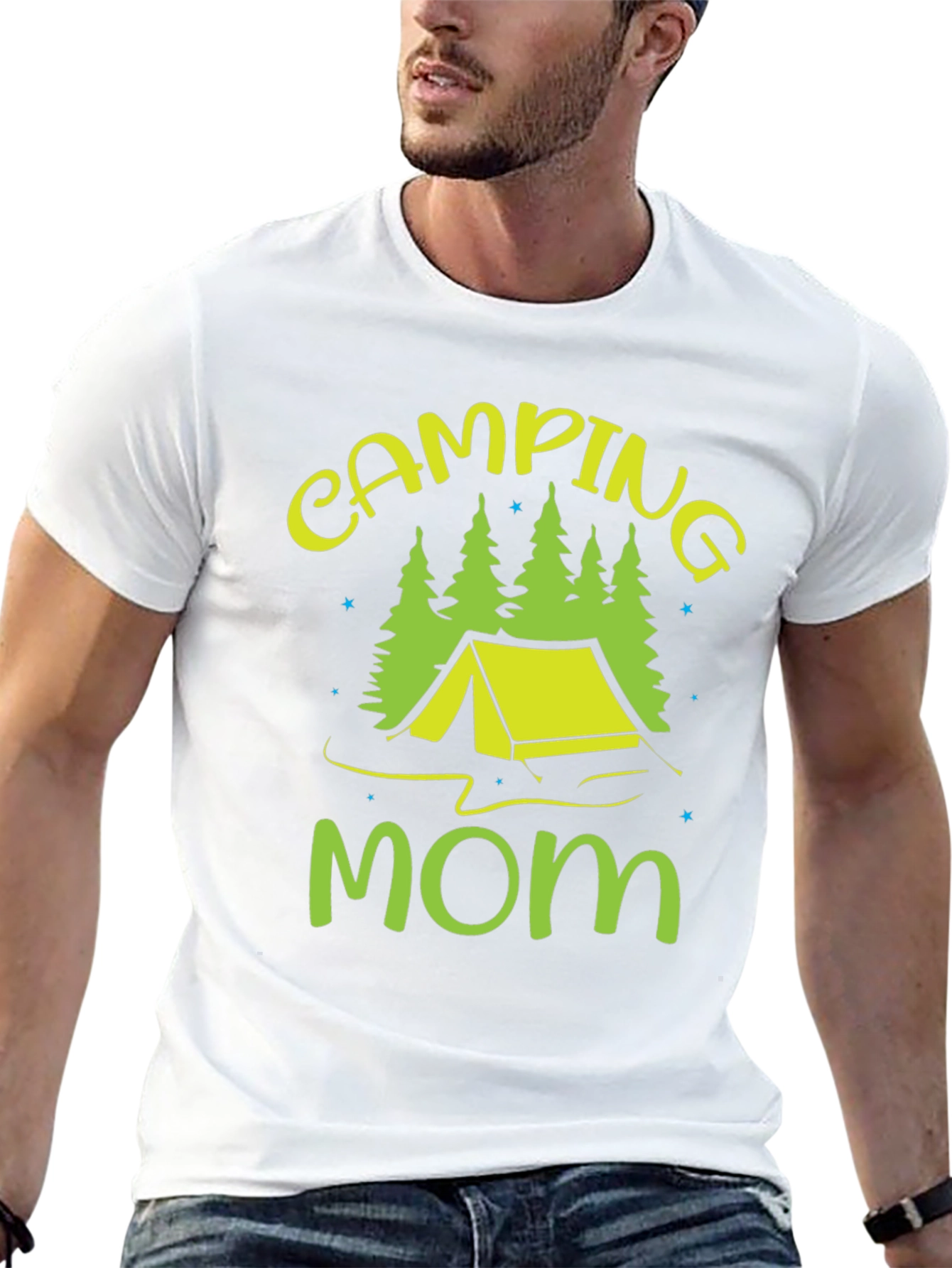 Camping Mom Graphic Tee - Outdoor Adventure Shirt