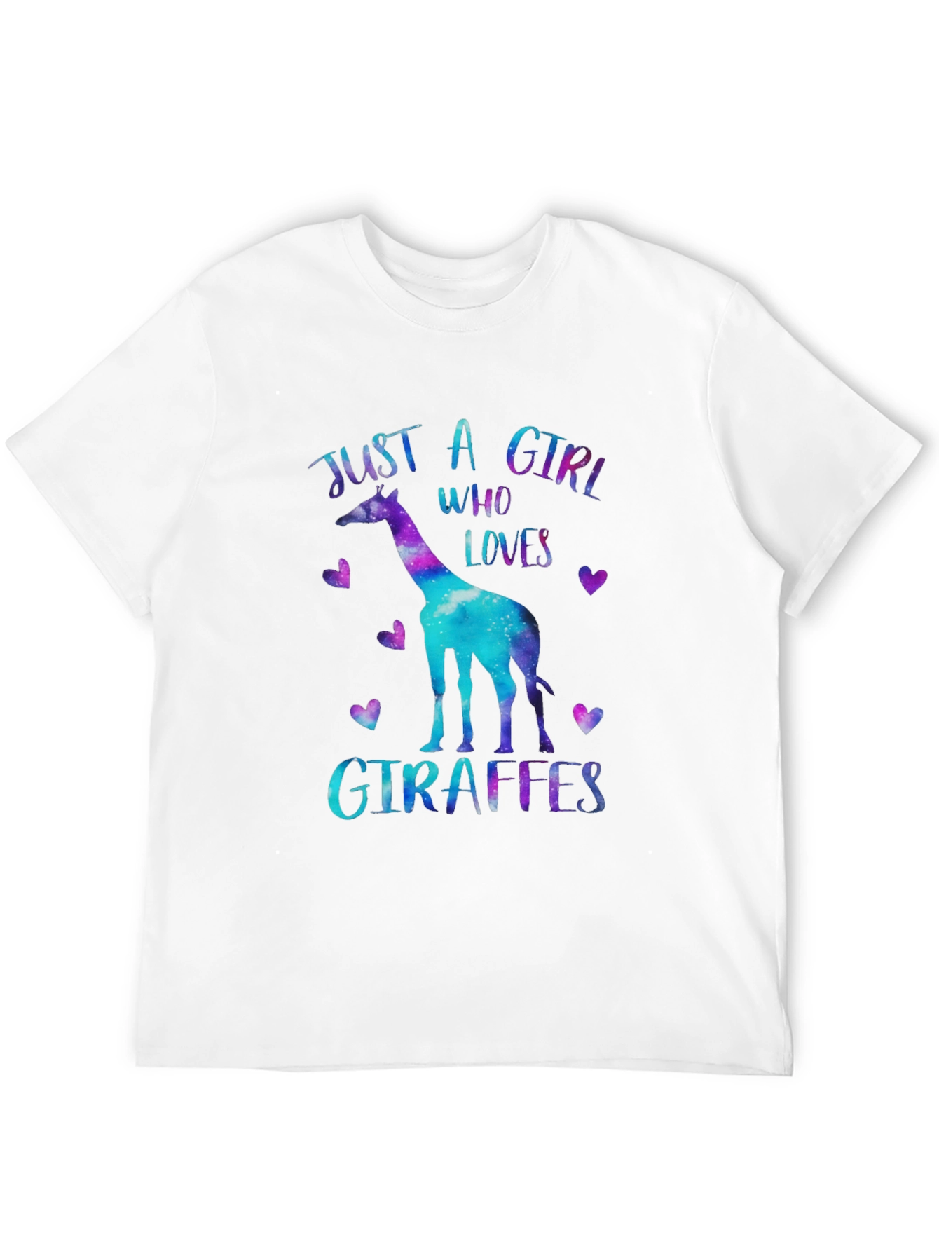 Just A Girl Who Loves Giraffes T-Shirt