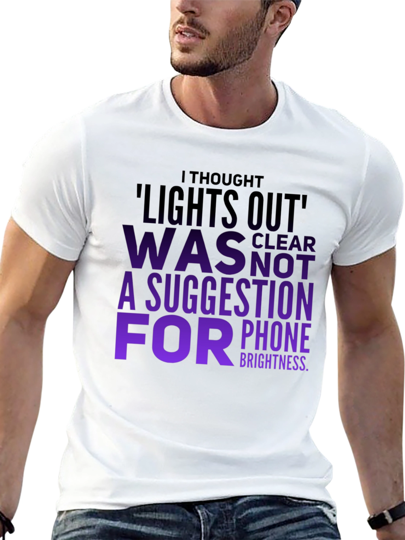 Lights Out Suggestion Graphic T-Shirt