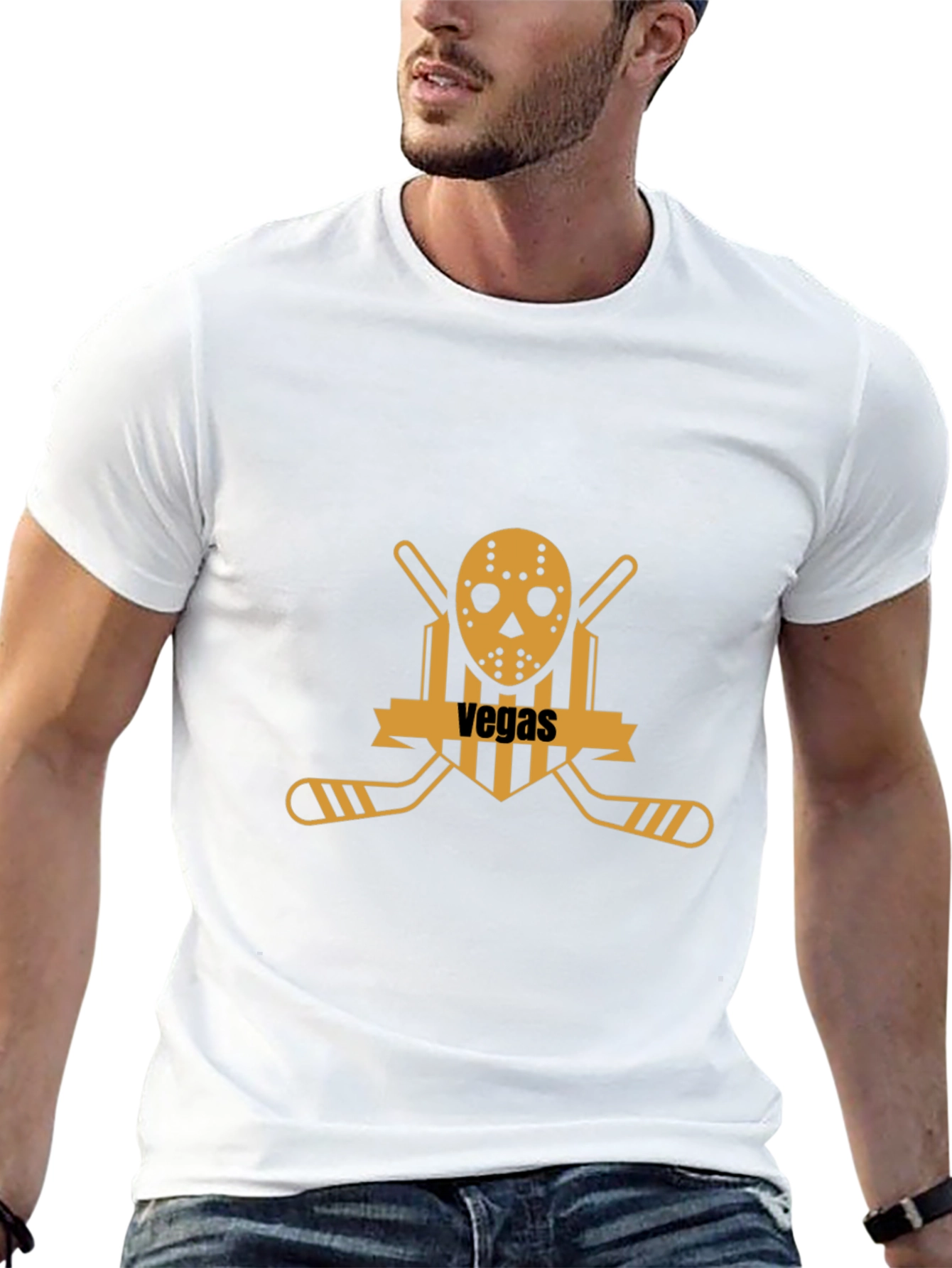 Vegas Hockey Graphic Tee - Black