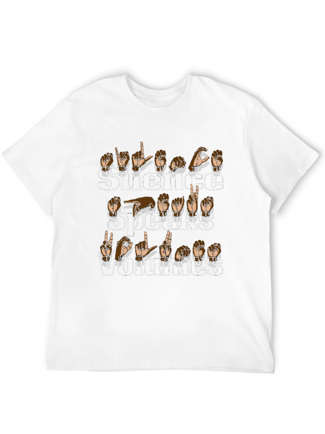 Silence Speaks Volumes Sign Language T-Shirt