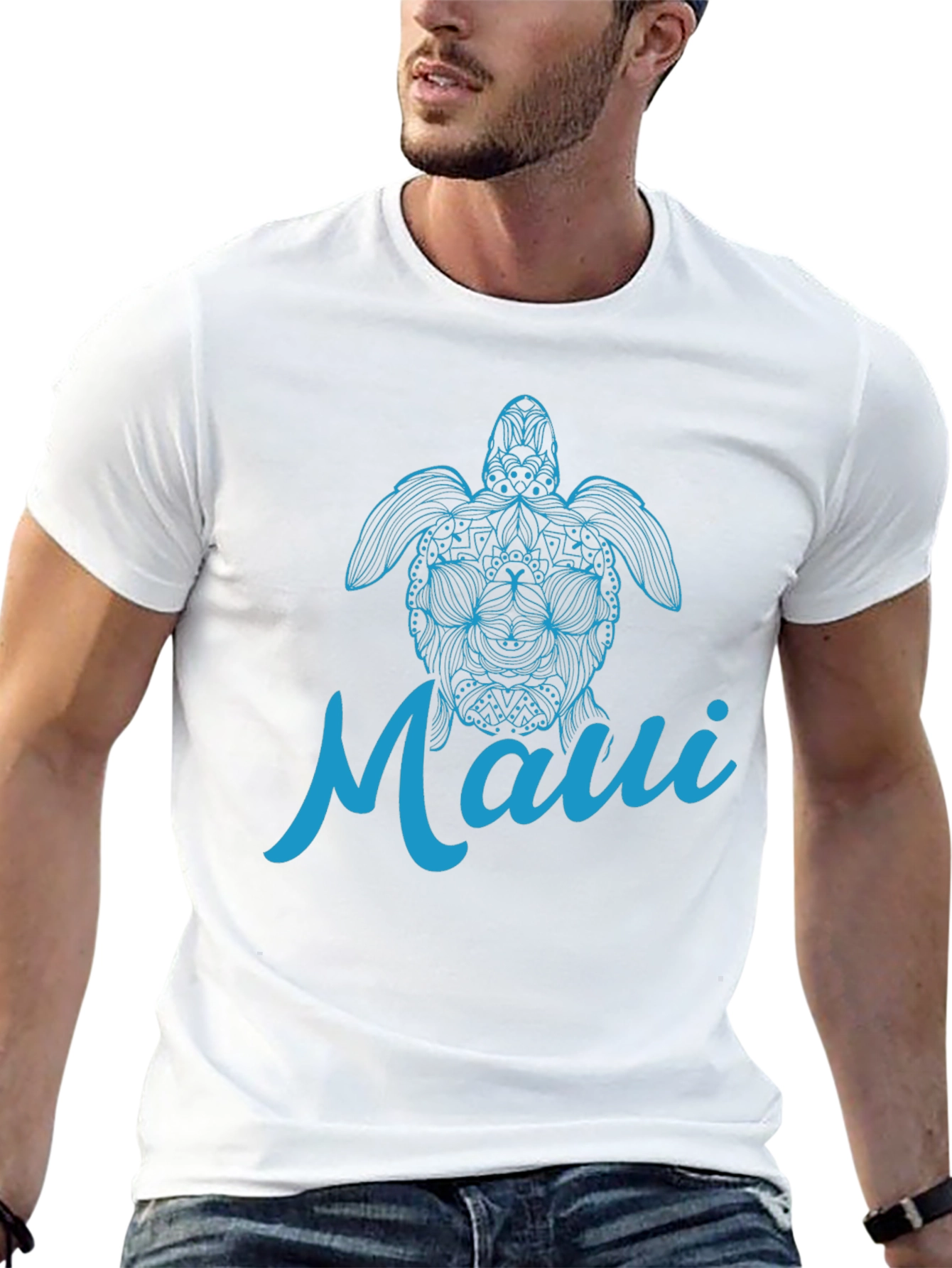 Maui Turtle Graphic Tee - Island Style Shirt