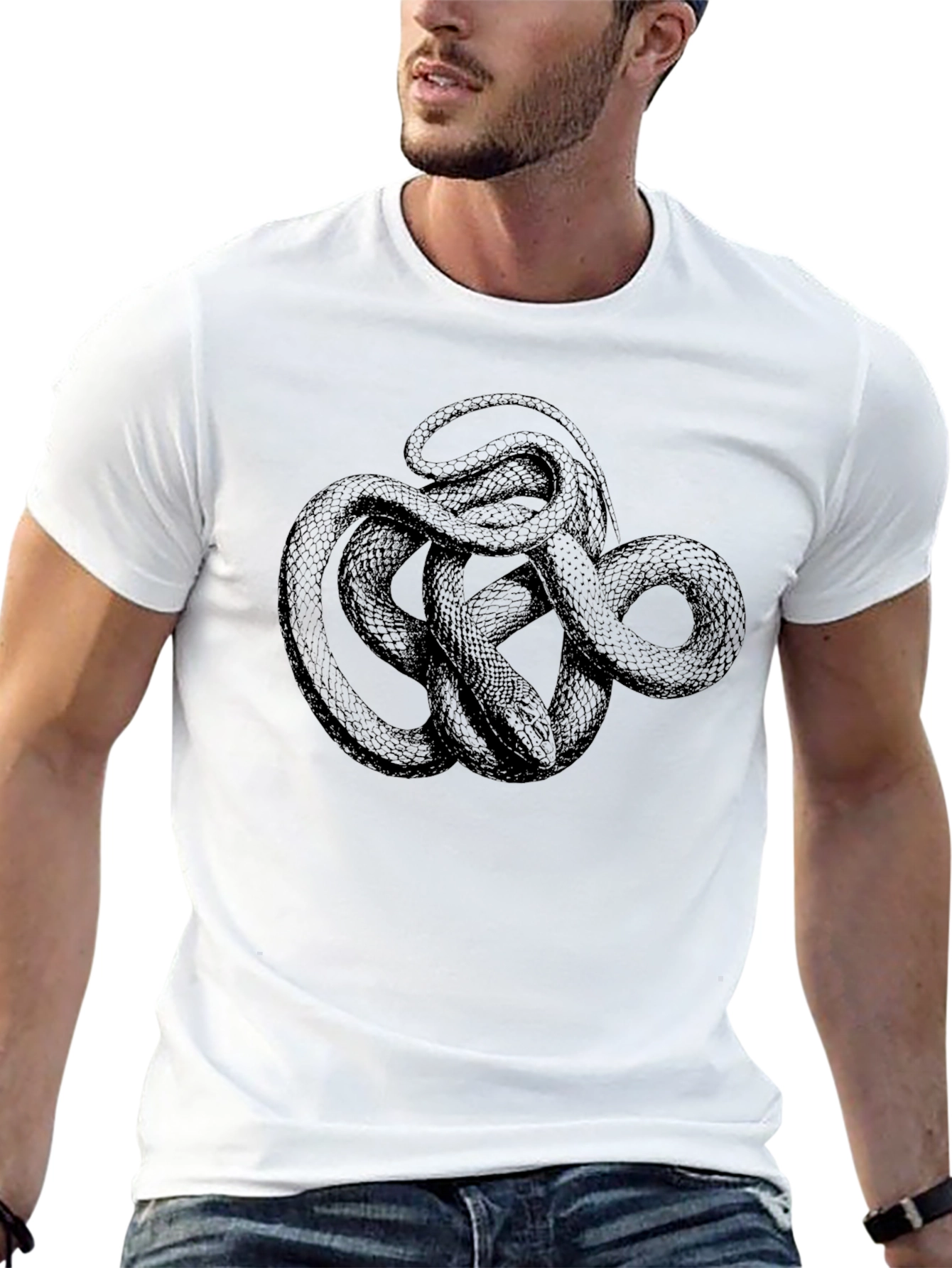 Black Snake Graphic Tee - Unisex
