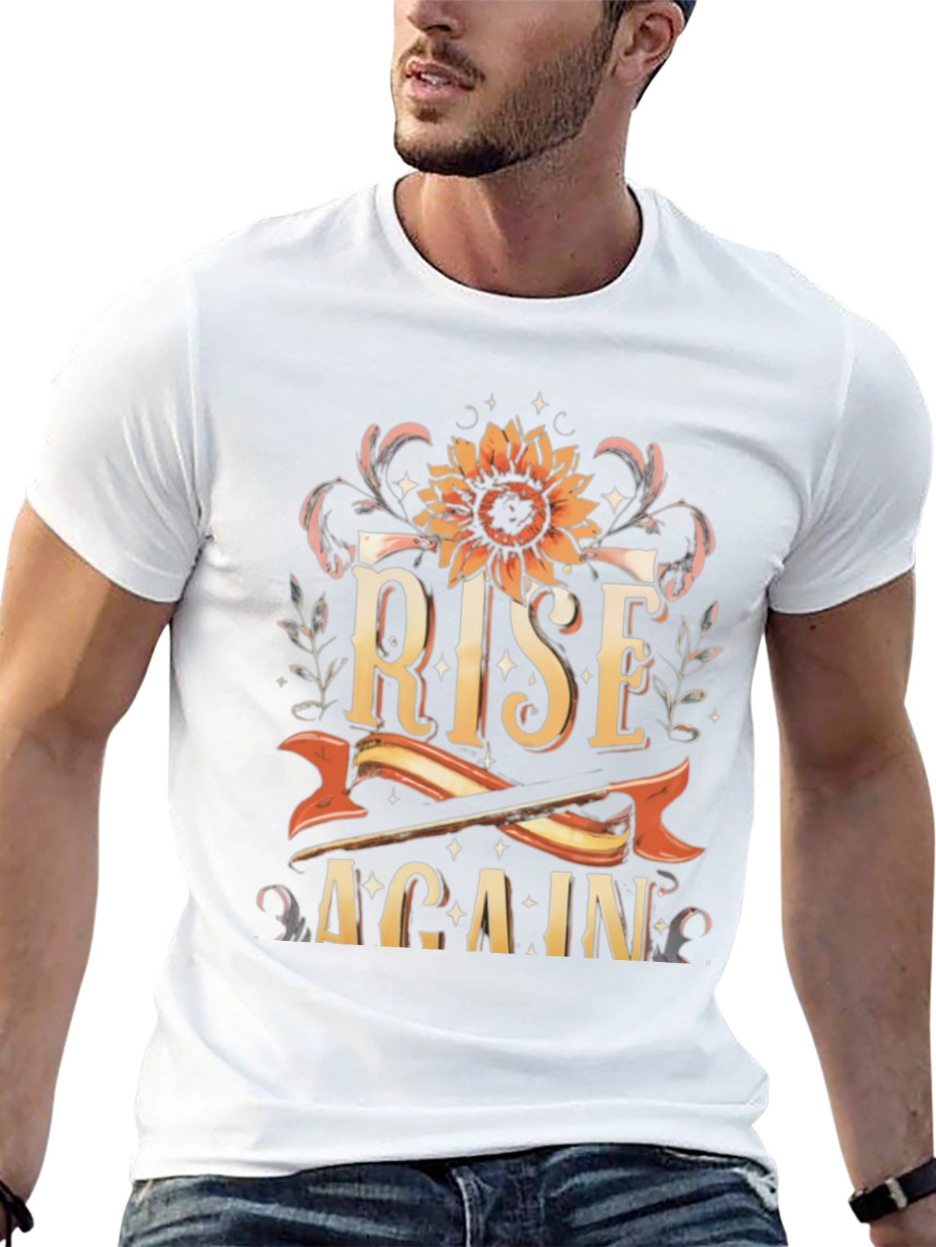 Rise Again Graphic Tee - Stylish Comfort