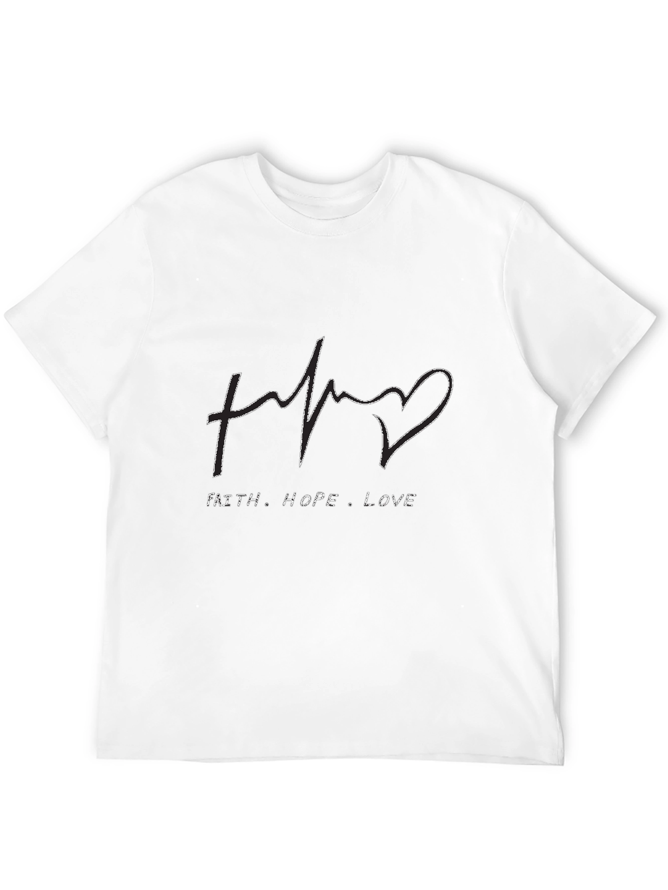 Faith Hope Love Heartbeat T-Shirt