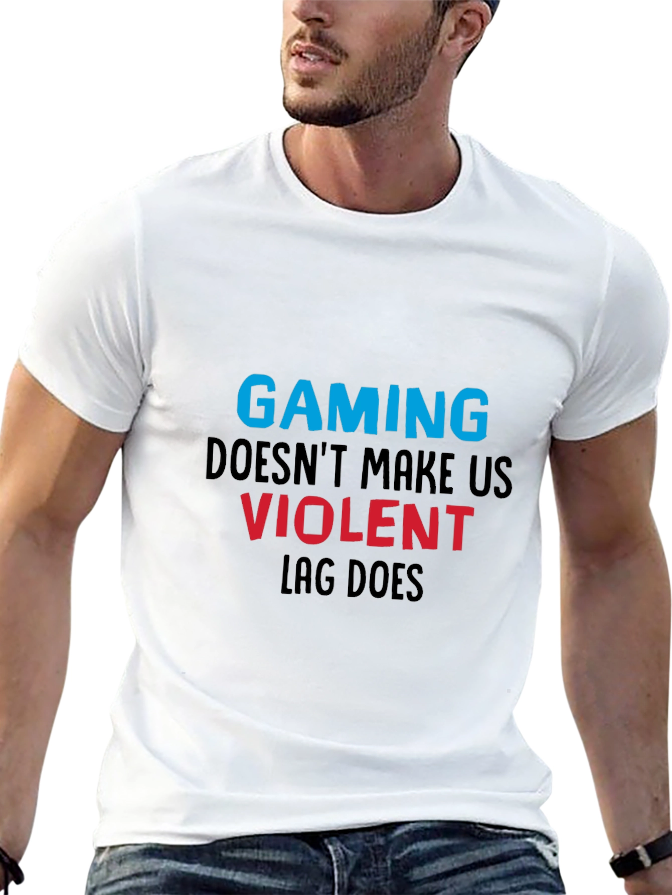 Gaming T-Shirt: Lag Makes Us Violent