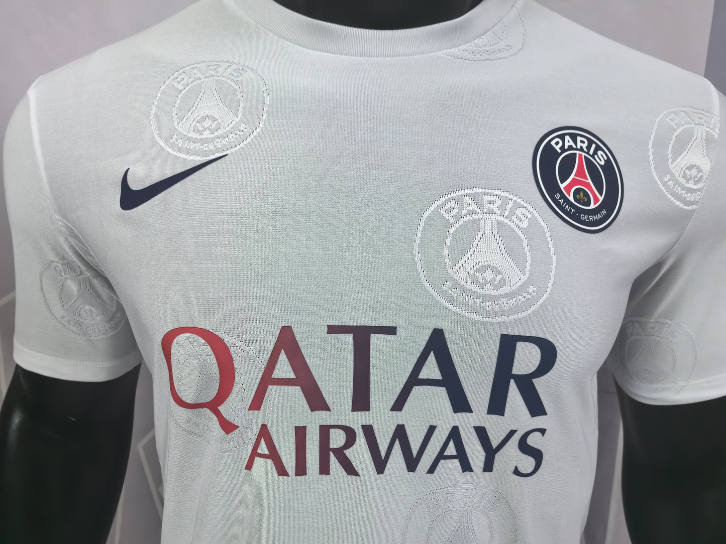 Paris Saint-Germain White Special Edition Custom Jersey