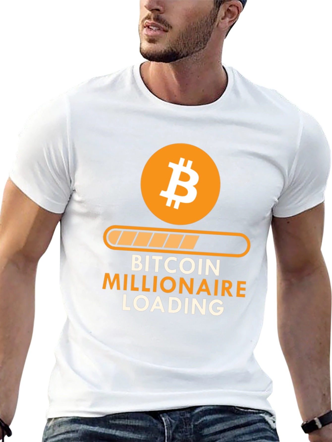 Bitcoin Millionaire Loading T-Shirt - Crypto Investor Tee