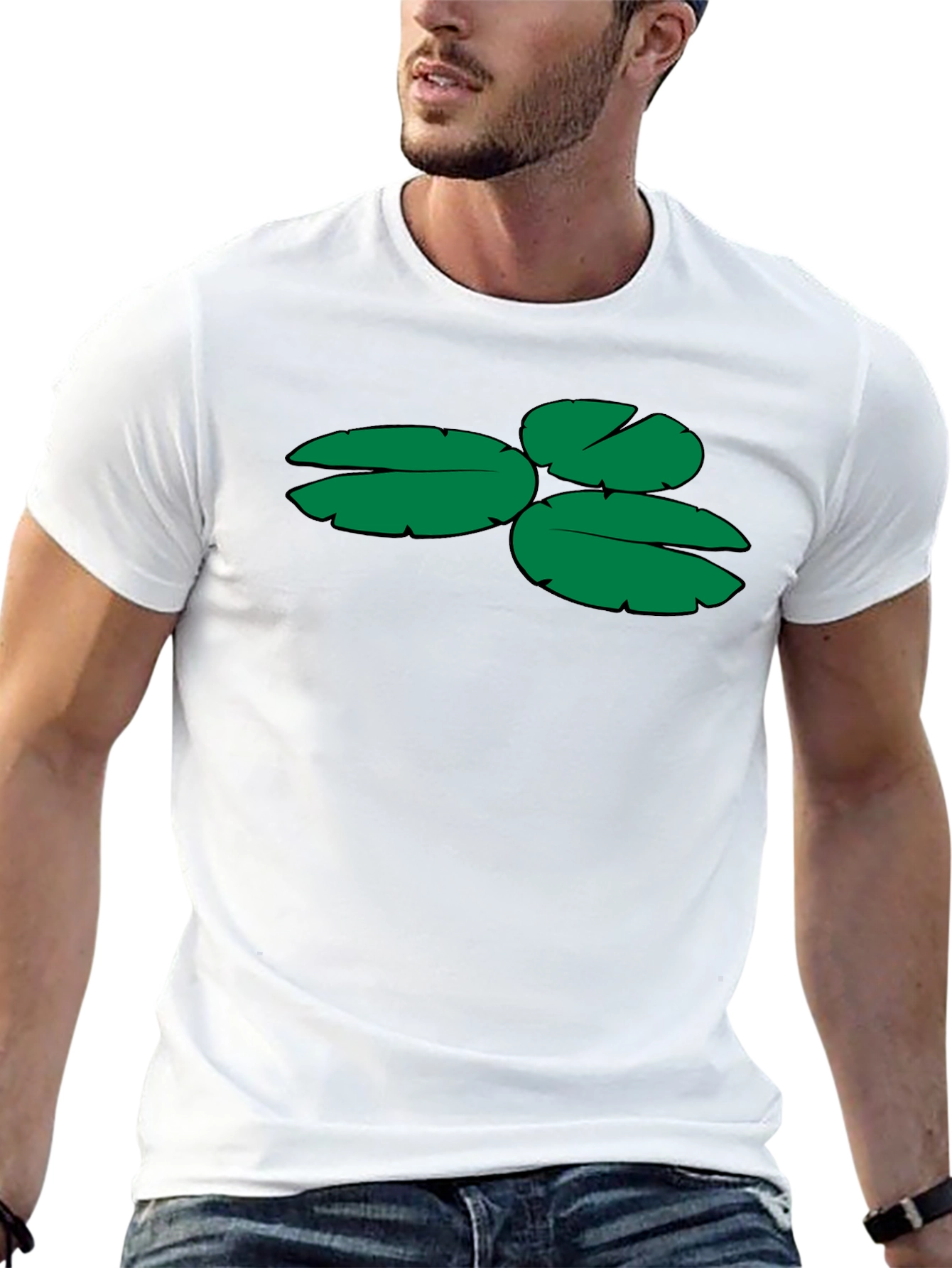 Lily Pad Graphic Tee - Soft Cotton Blend