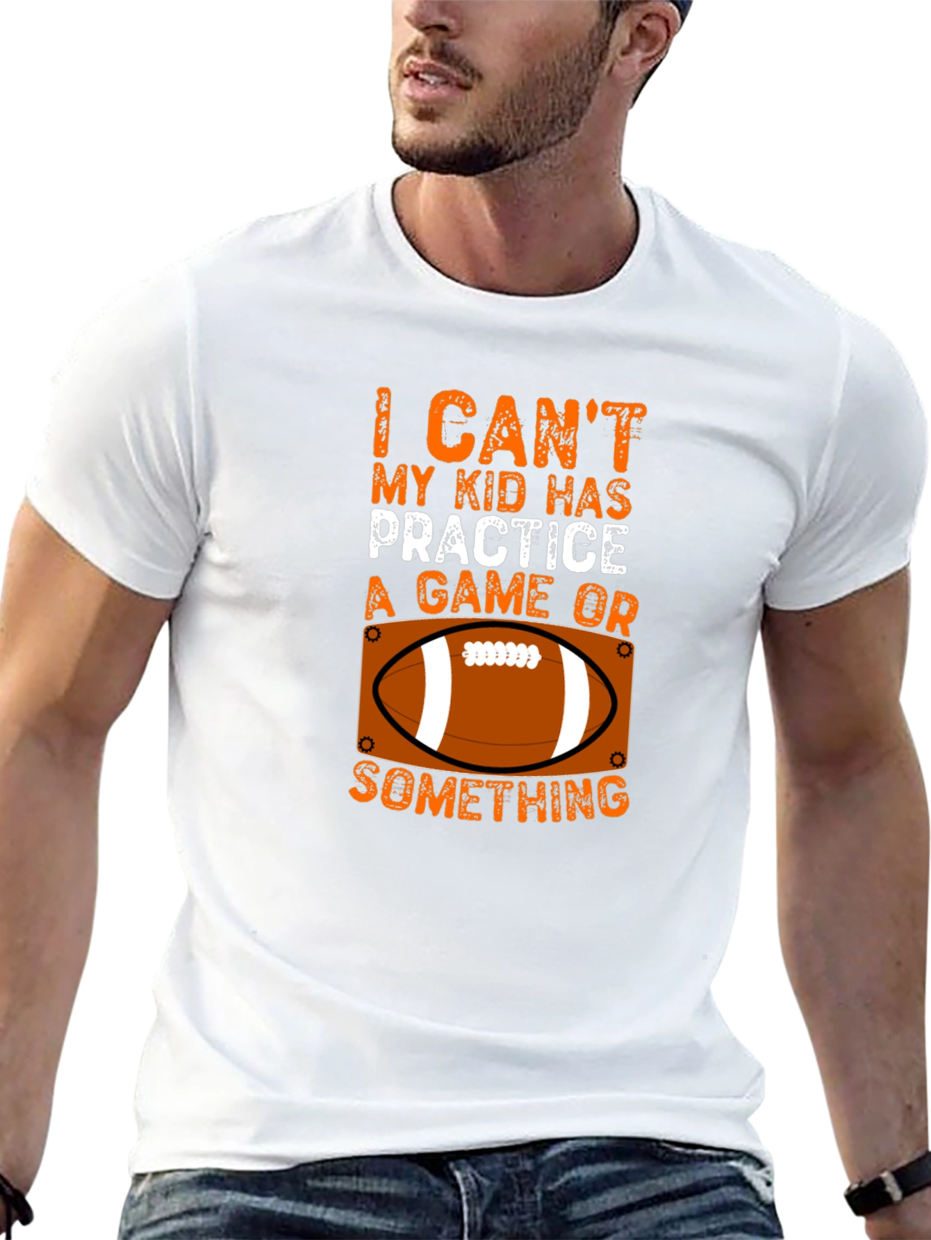 Funny Football Parent T-Shirt - My Kid Has Practice