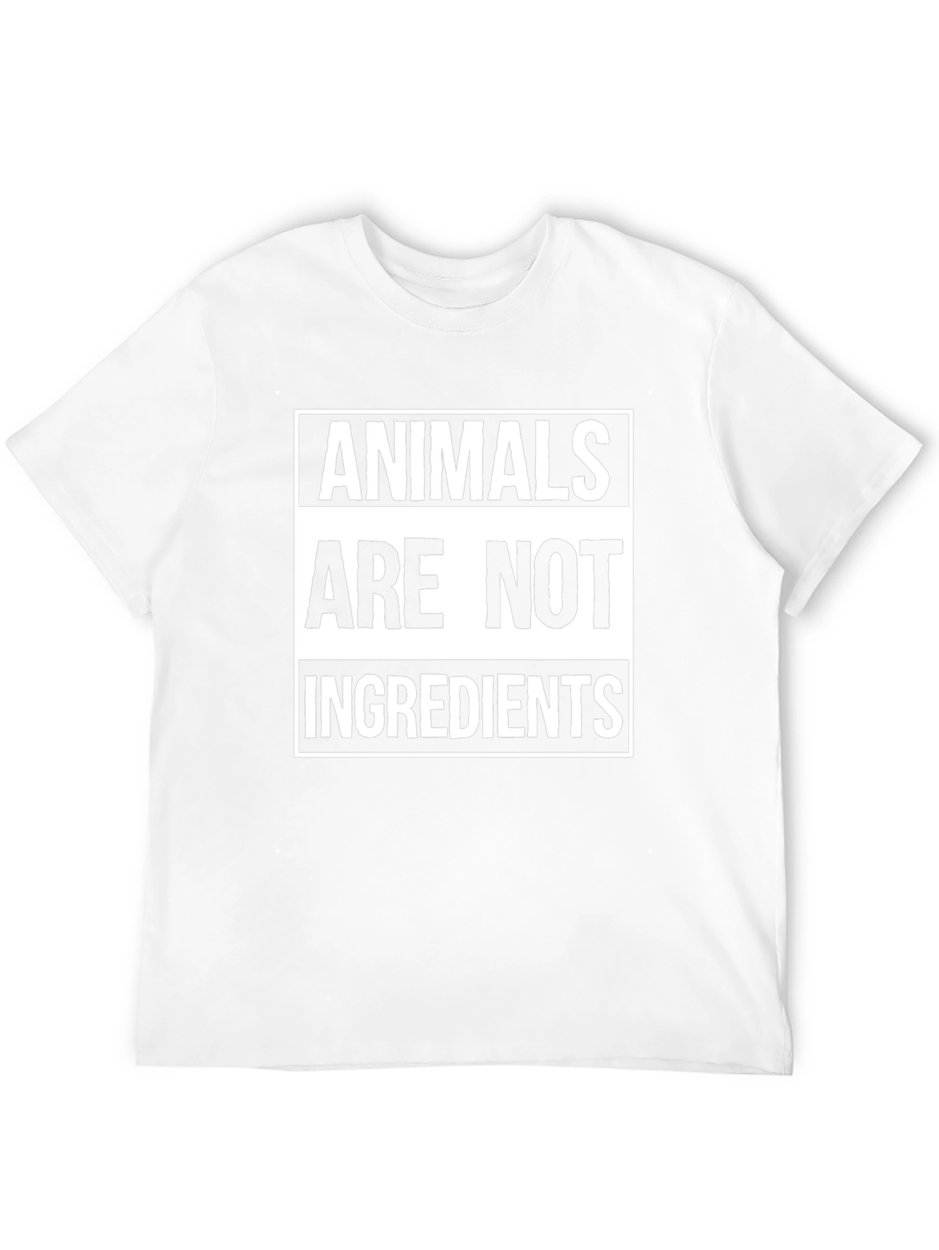 Animals Are Not Ingredients T-Shirt - Vegan Tee