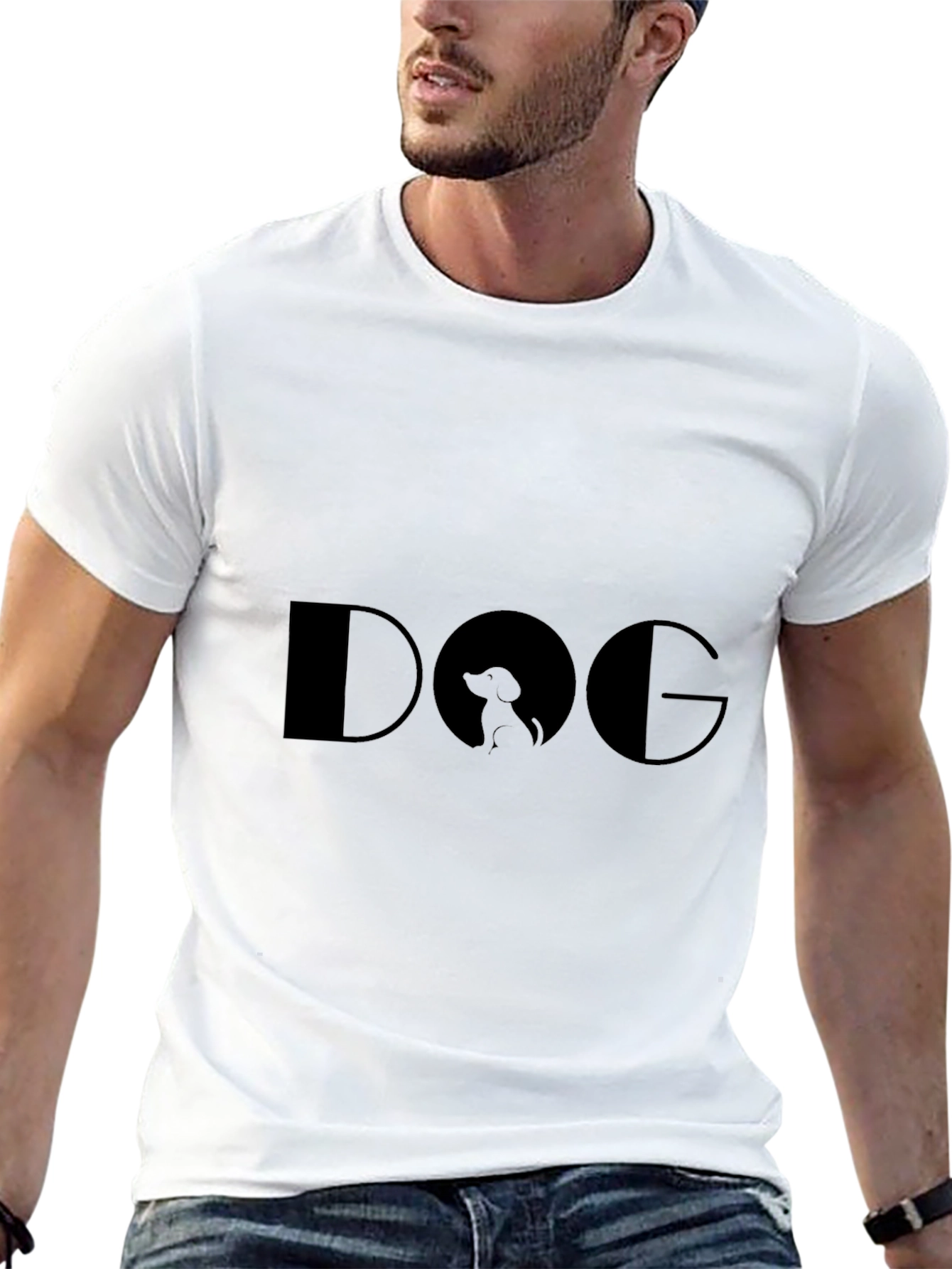 Dog Graphic Tee - Classic Comfort Unique Design
