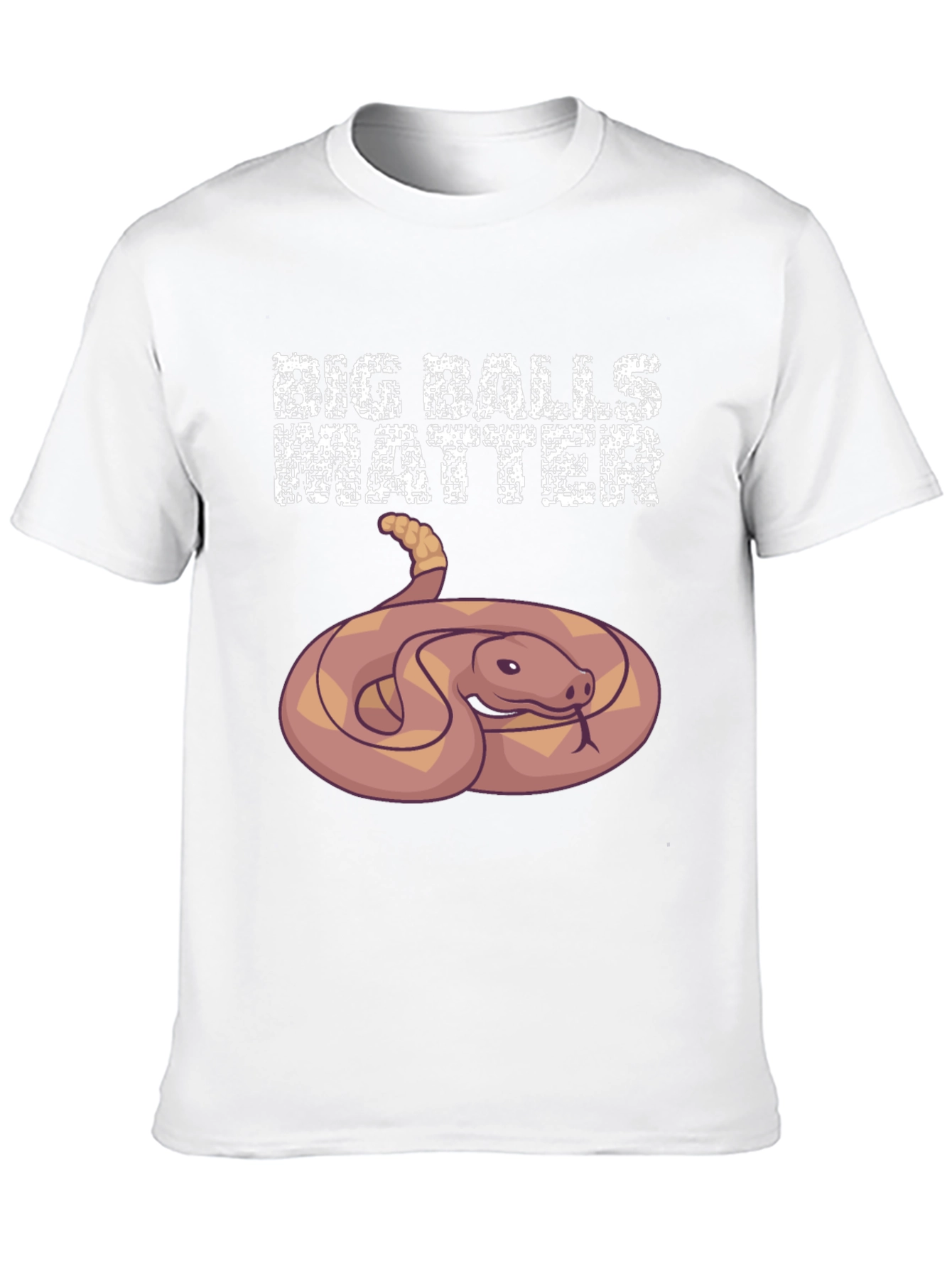 Big Balls Matter Snake Graphic Tee