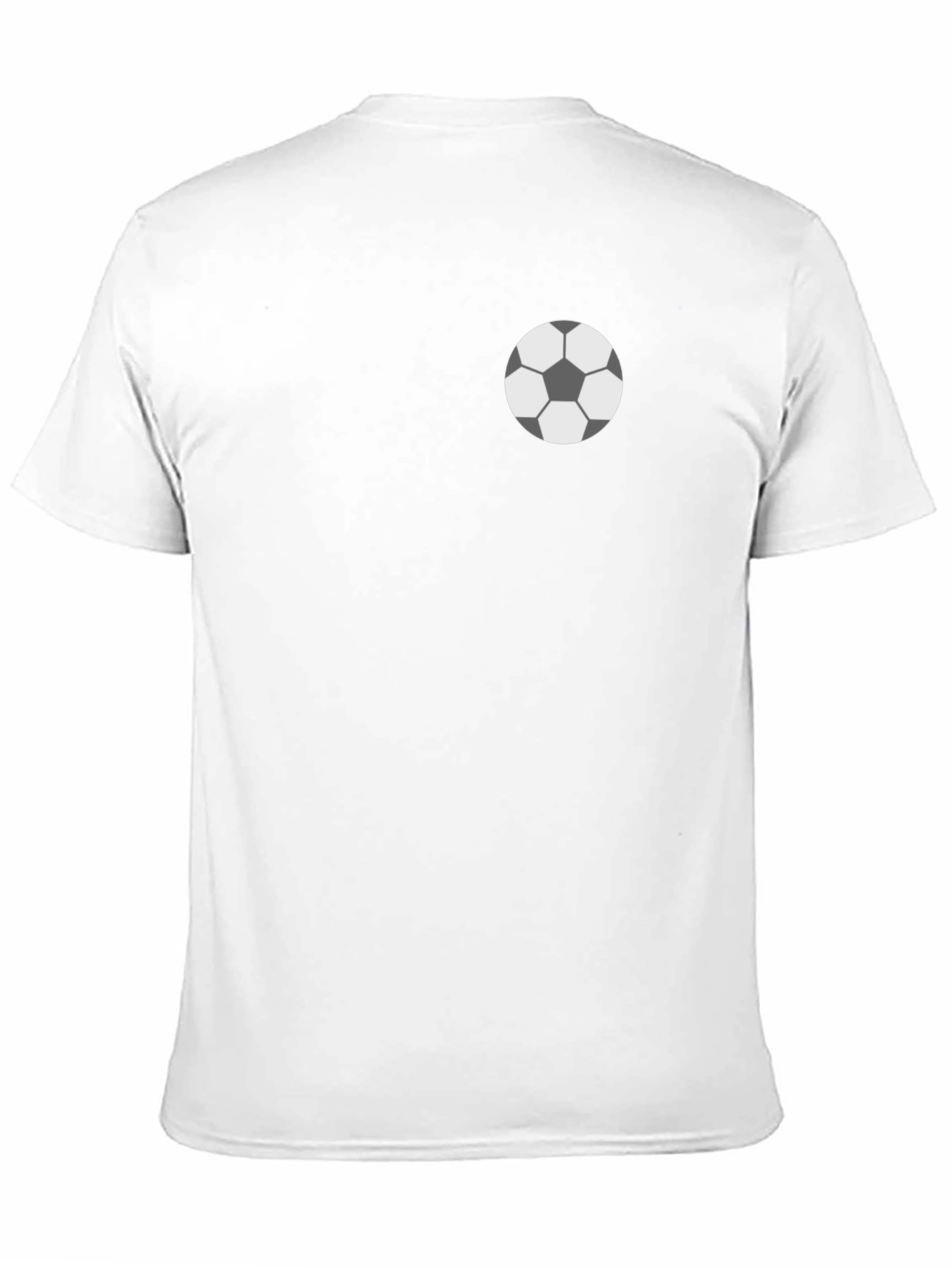 Black Soccer Ball Graphic Tee - Casual Style