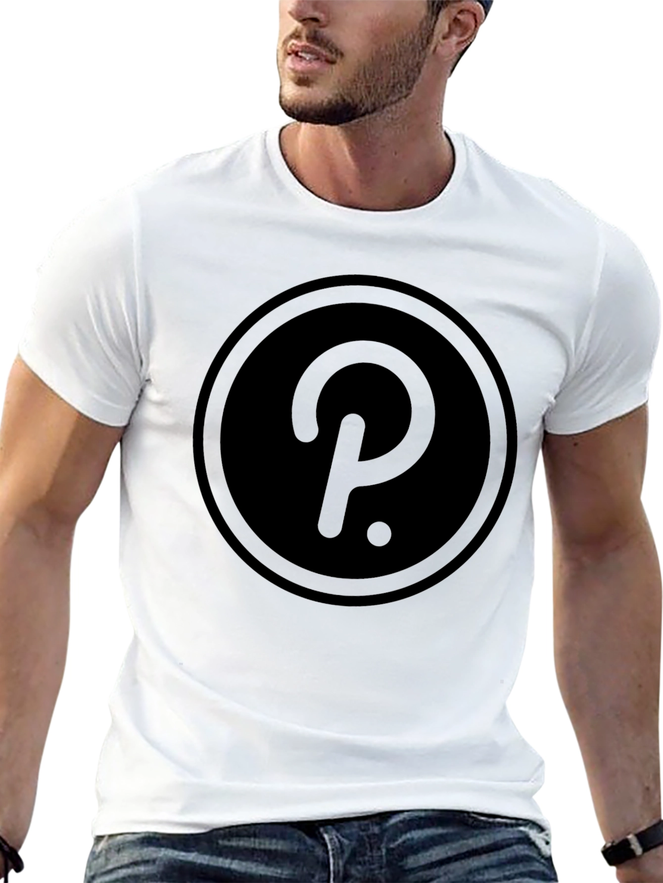 Polkadot Crypto Black T-Shirt - Stylish Graphic Tee
