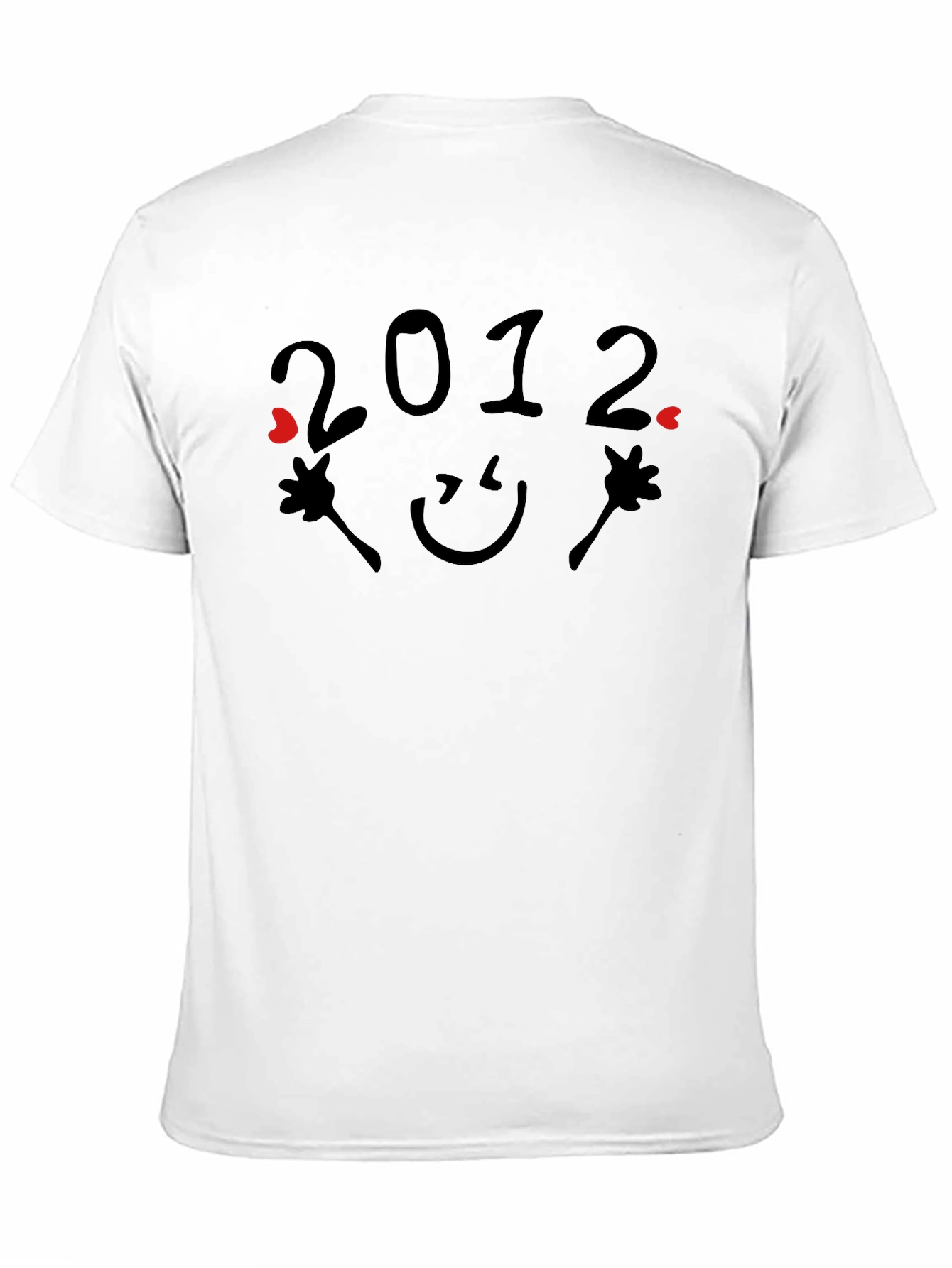 2012 Smiley Face Graphic Tee - Unisex