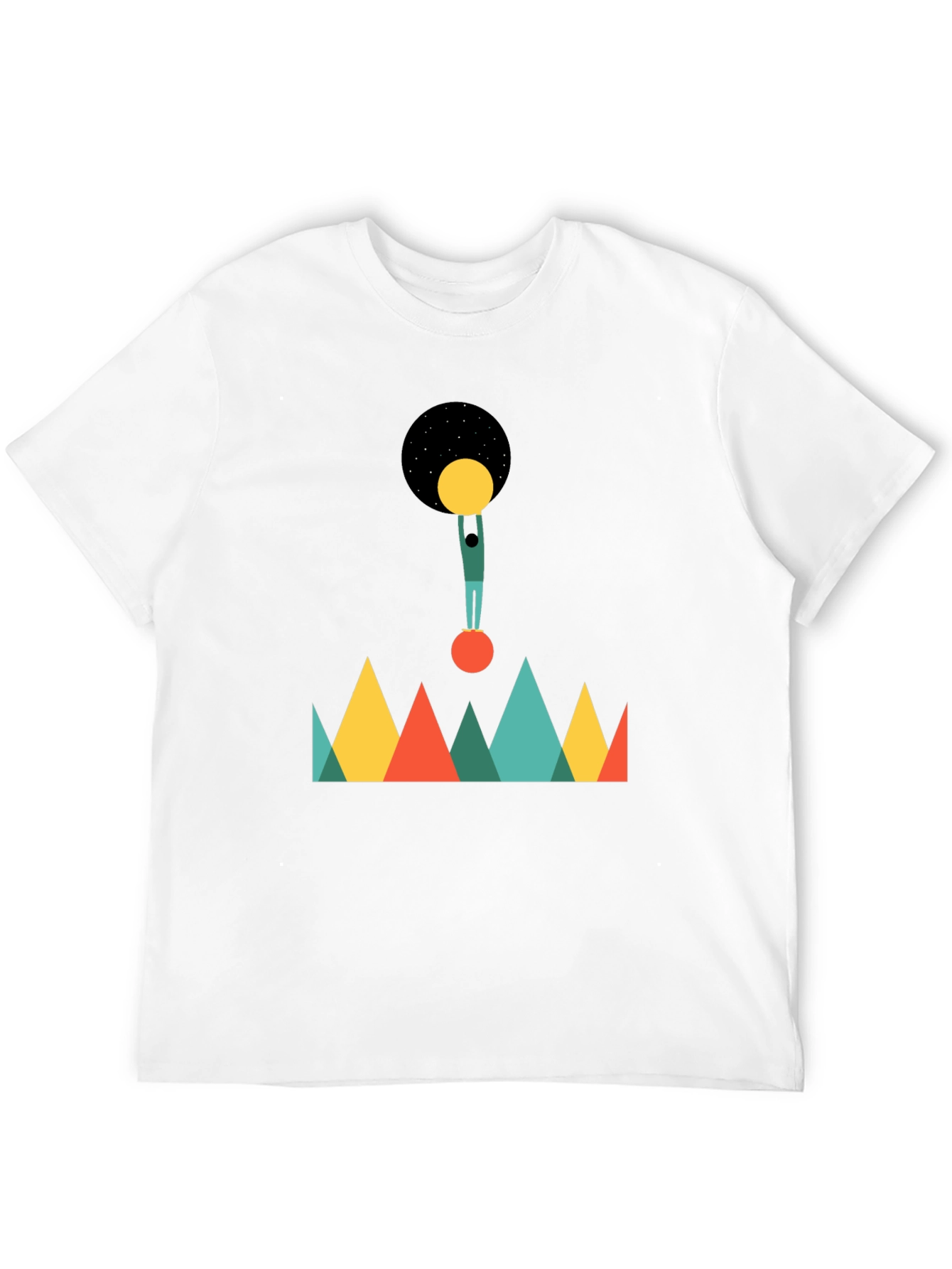 Cosmic Balance Graphic Tee - Unique Design