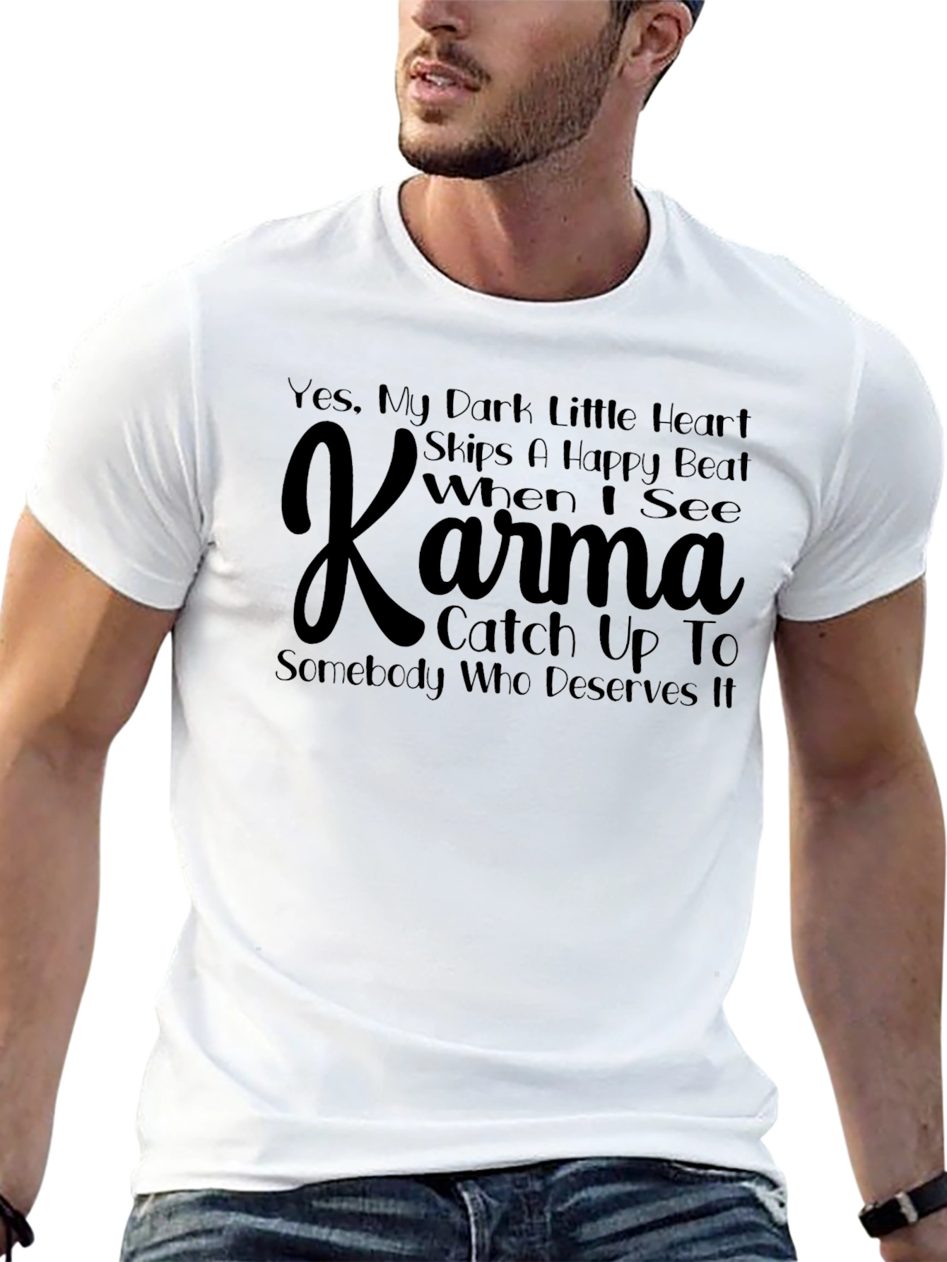 Dark Heart Karma Graphic Tee