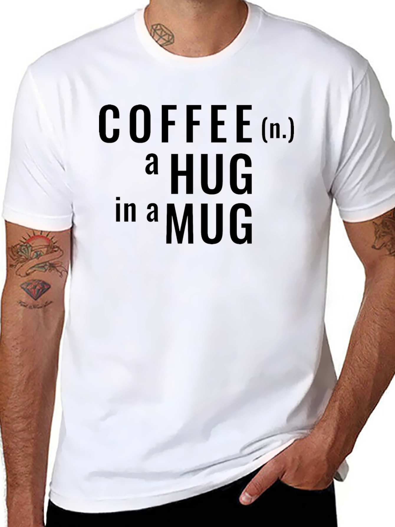 Coffee Hug in a Mug Graphic T-Shirt