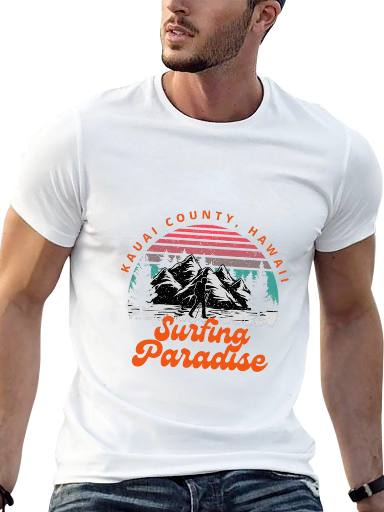 Kauai Hawaii Surfing Paradise T-Shirt