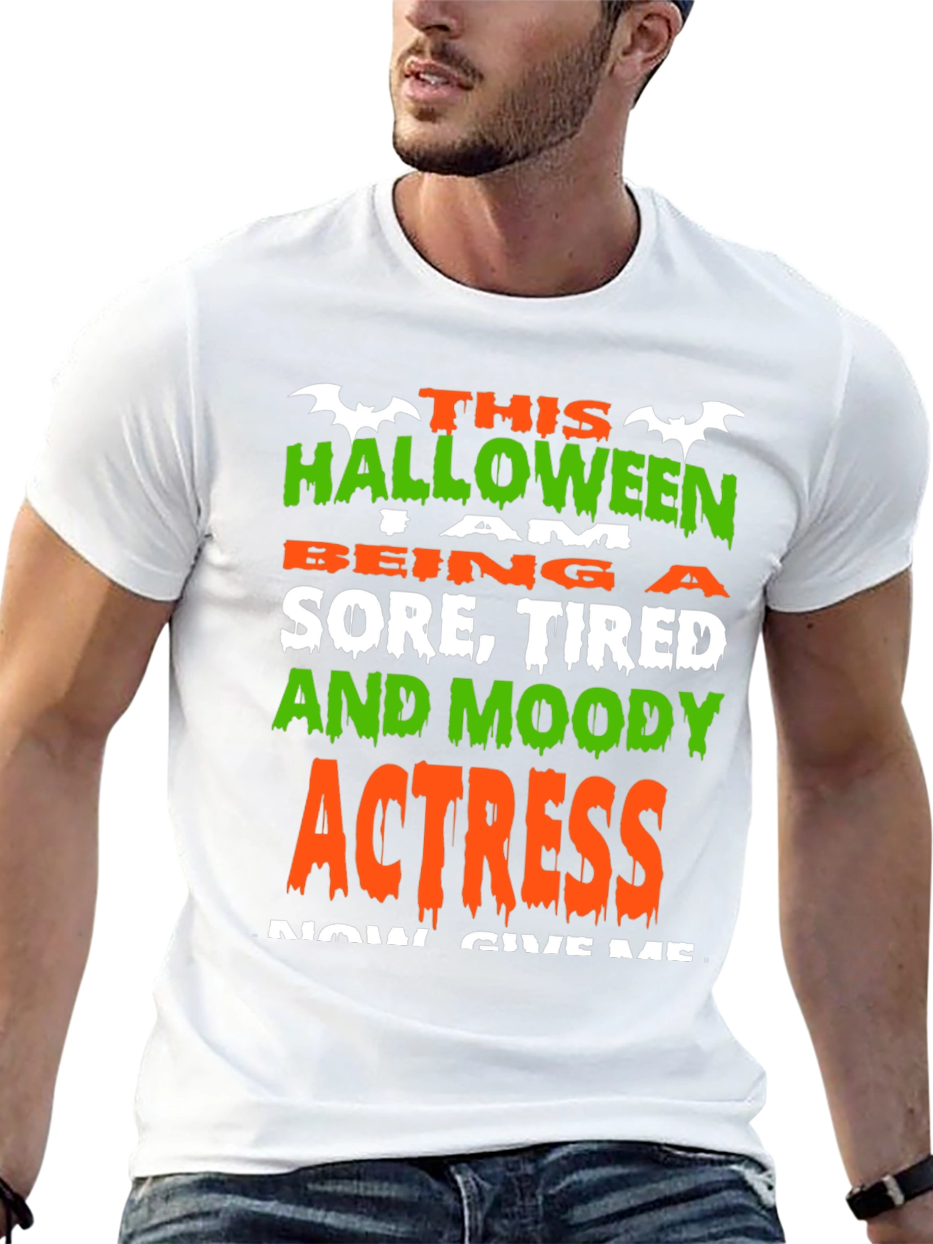 Halloween Actress Graphic Tee - Sore Tired Moody!