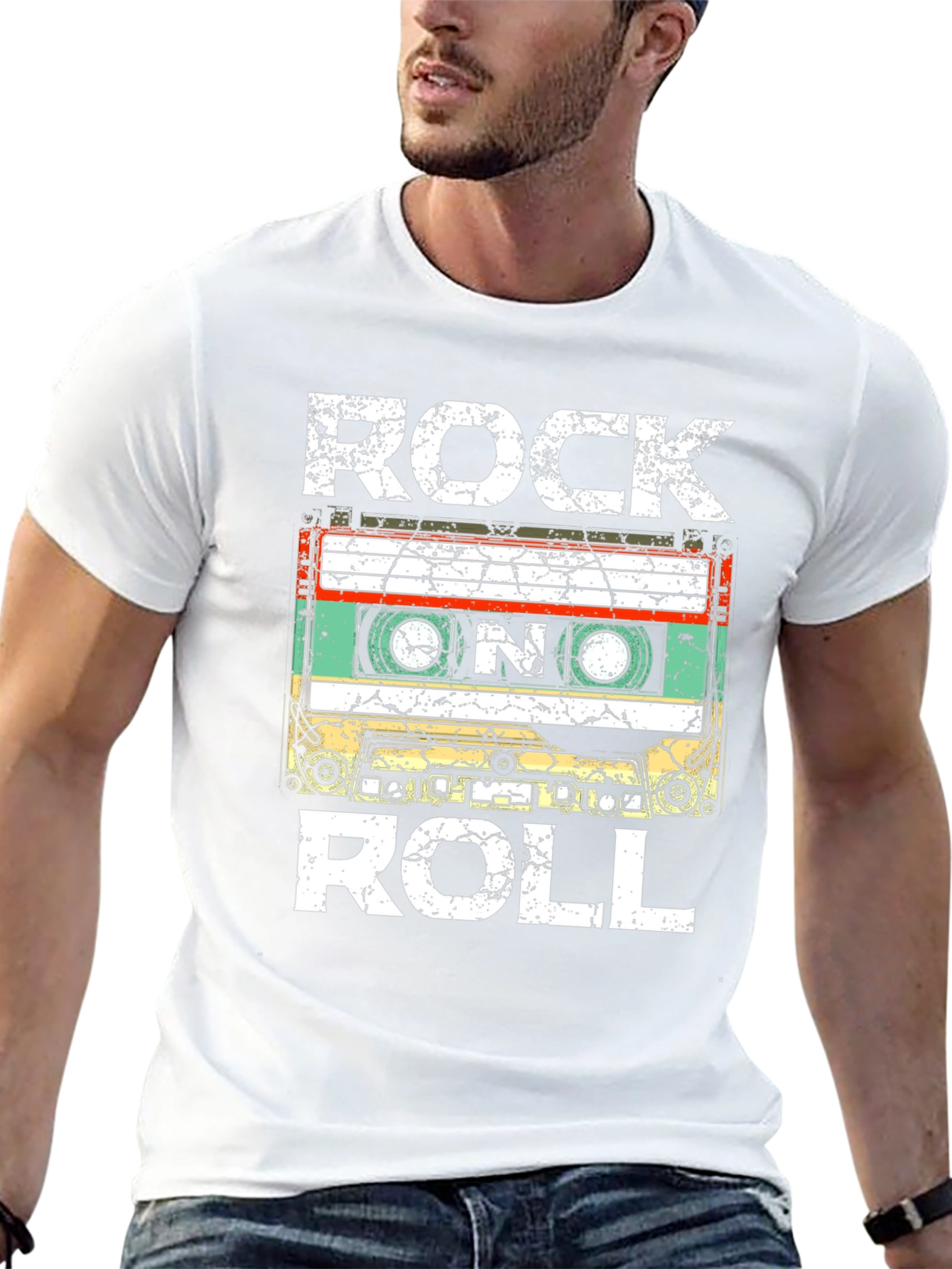 Rock N Roll Cassette Tape T-Shirt