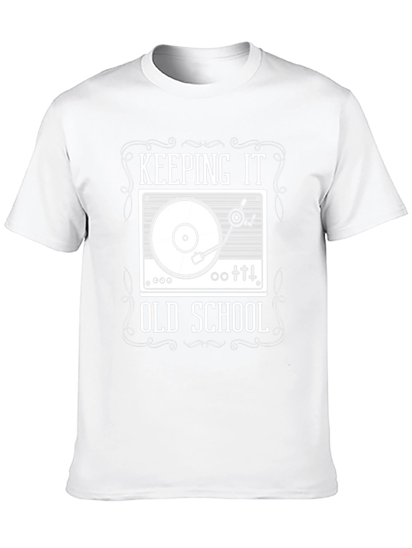 Keeping It Old School T-Shirt Turntable DJ