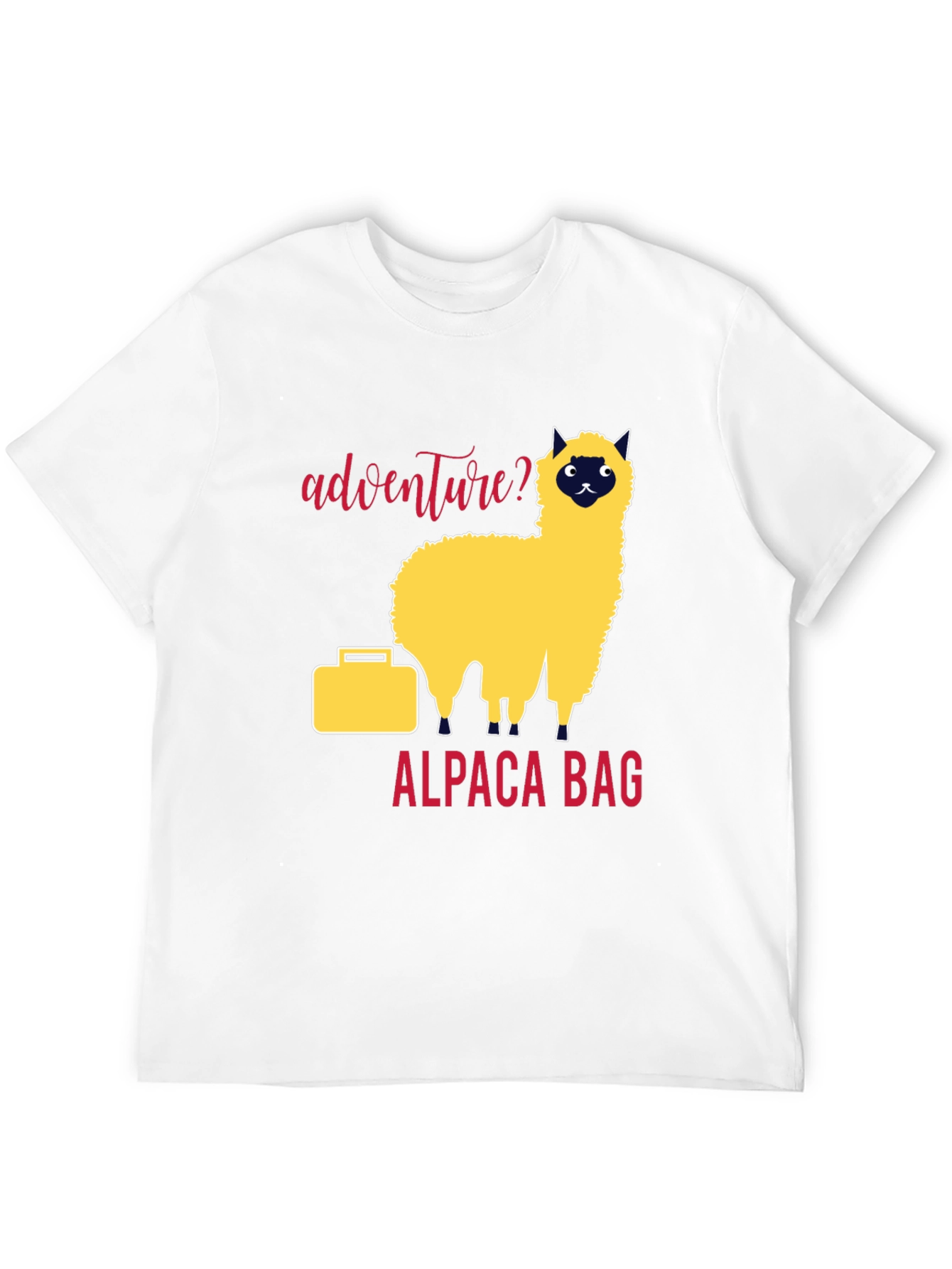 Adventure Alpaca Bag Graphic T-Shirt