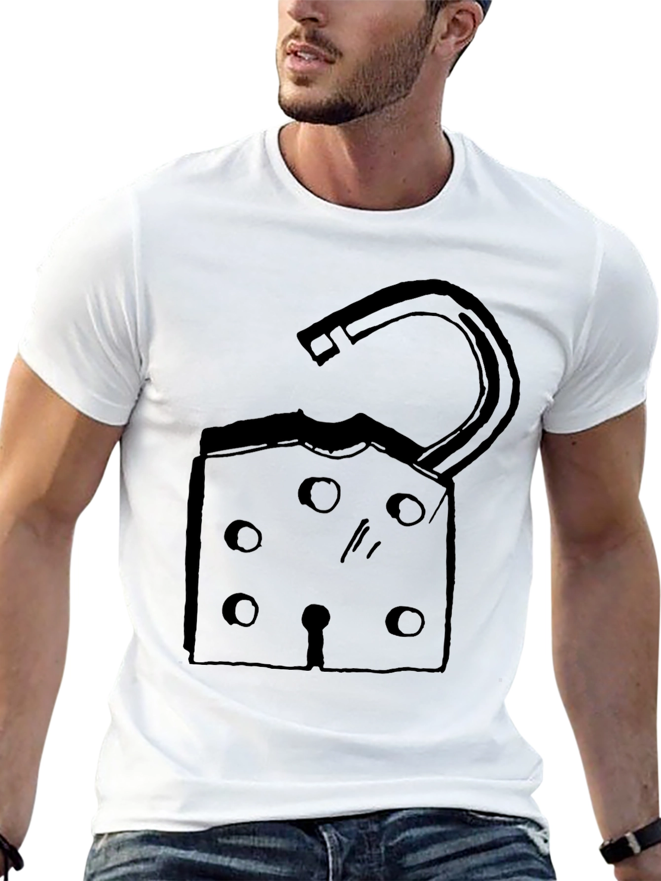 Unlock Your Style: Graphic Print Tee