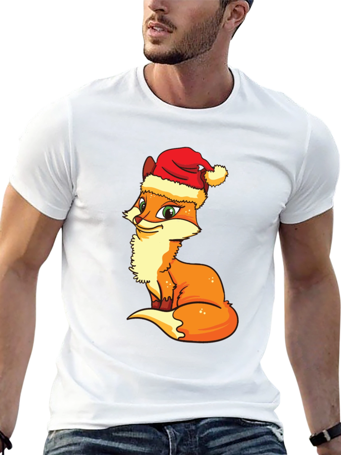 Festive Fox T-Shirt - Holiday Edition