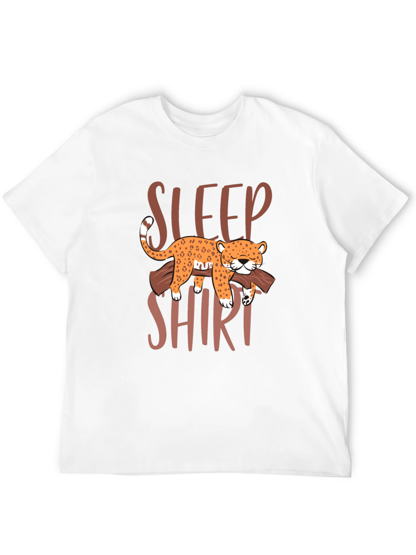 Sleep Shirt Leopard Graphic Tee