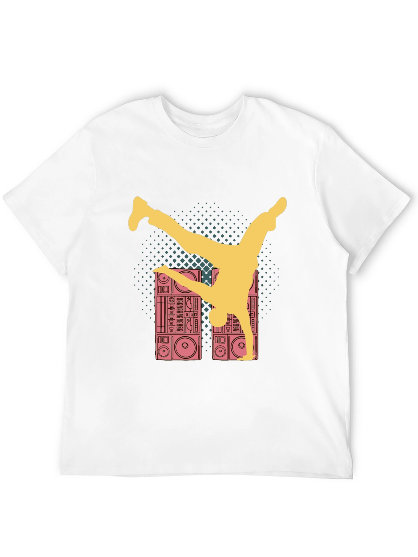 Retro B-Boy T-Shirt - Boombox Dance Tee
