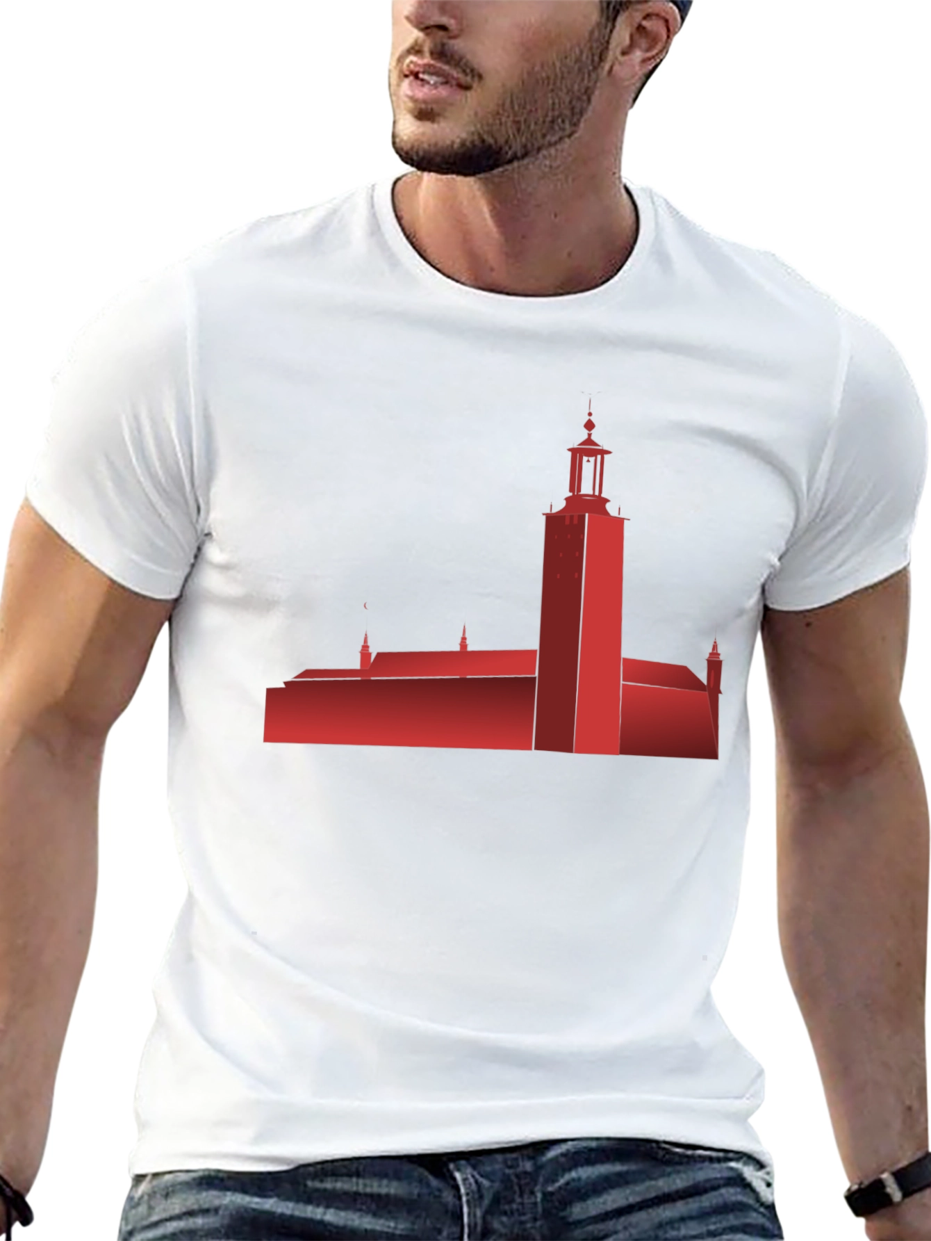 Stockholm City Hall Silhouette T-Shirt