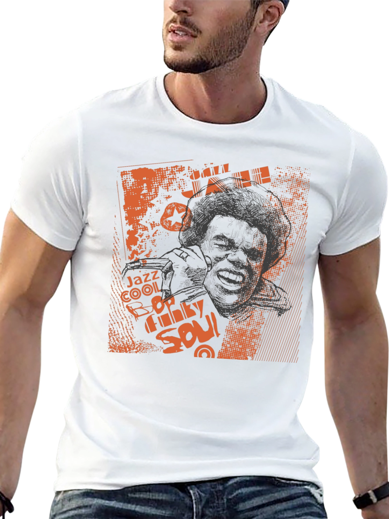 Jazz Cool Funky Soul Graphic T-Shirt
