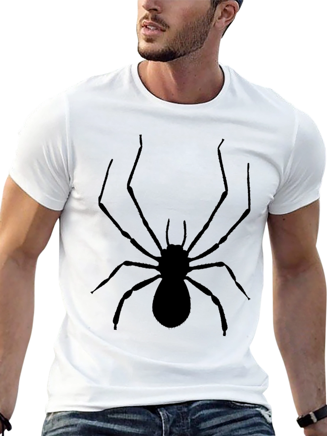 Black Spider Graphic T-Shirt