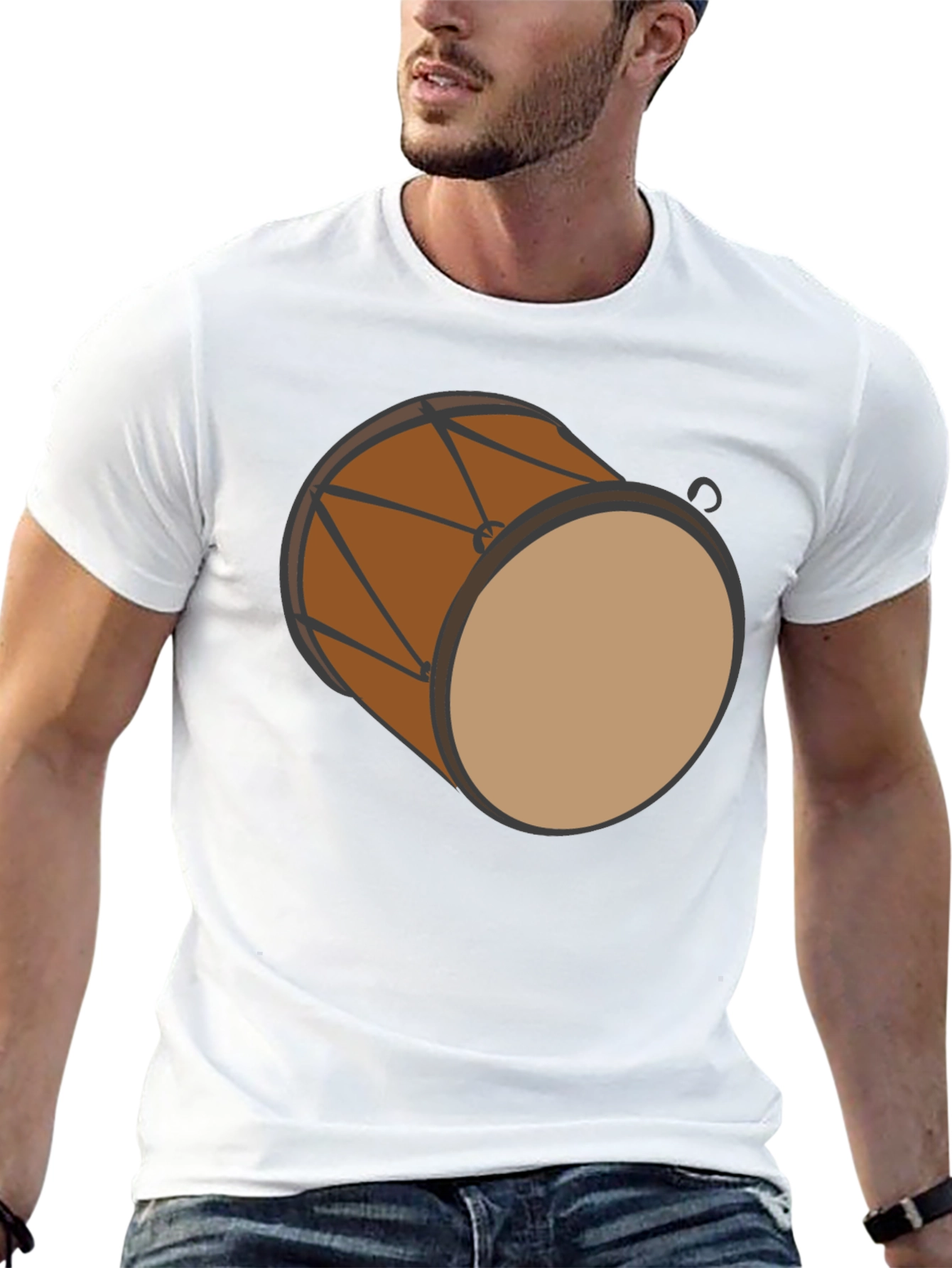 Drum Graphic Tee - Cool & Casual