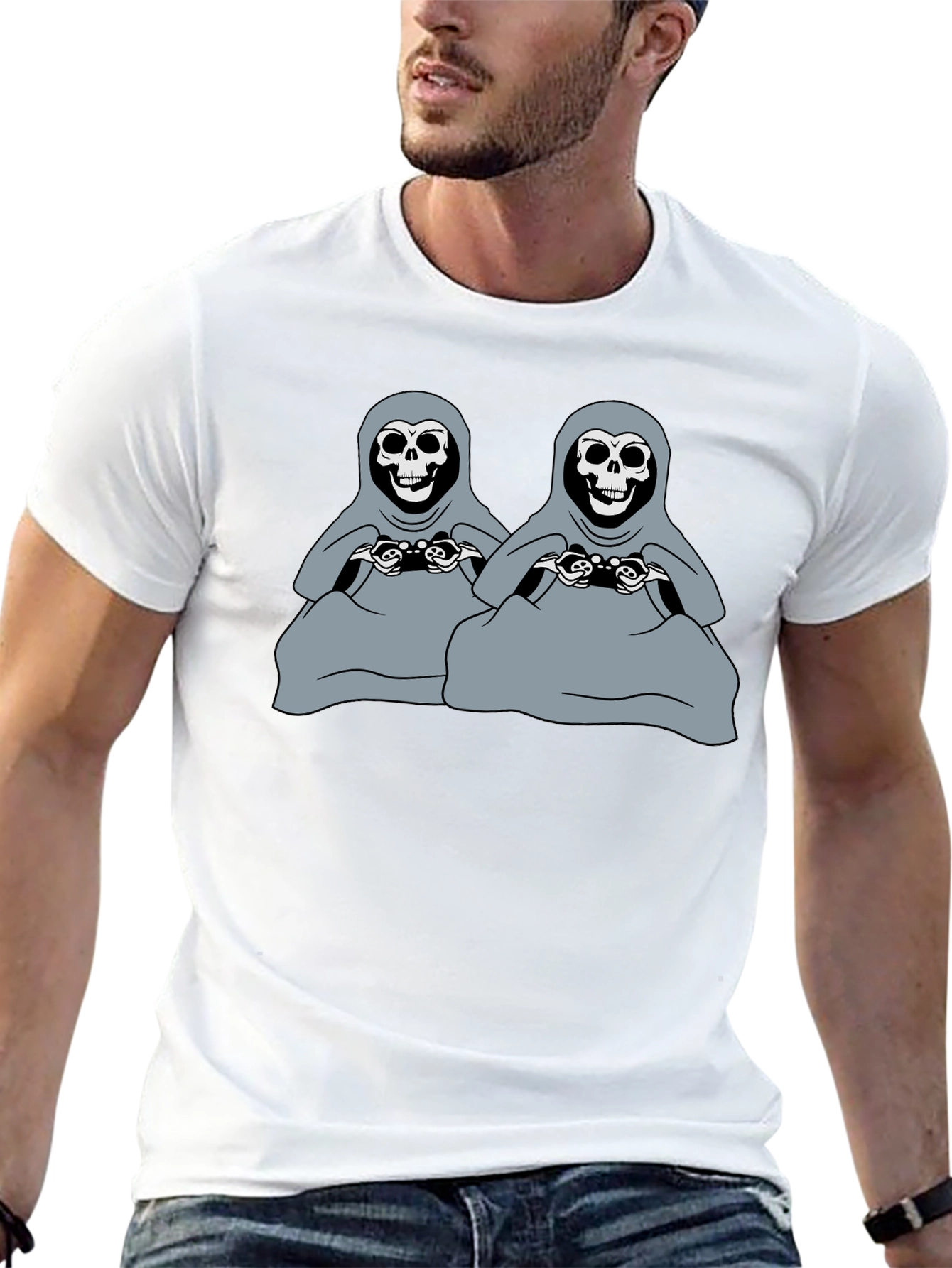 Gamer Grim Reapers Black T-Shirt