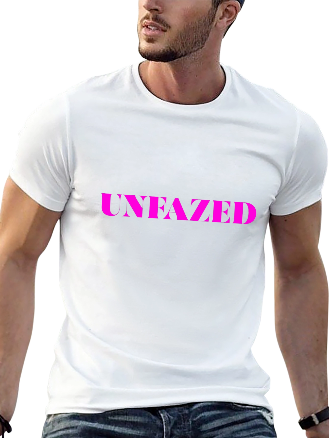 Unfazed Graphic Tee - Bold Statement Shirt