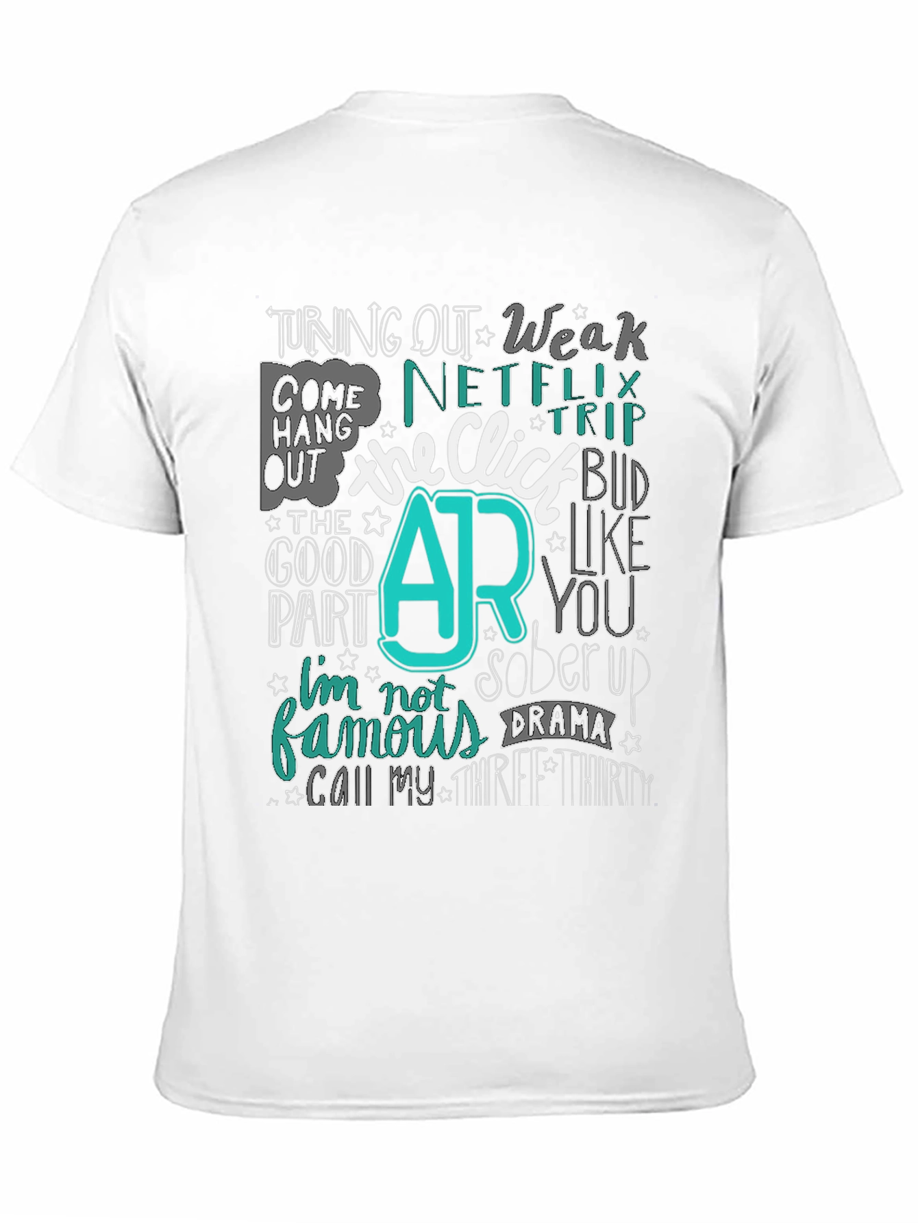 The Click AR Black Graphic Tee