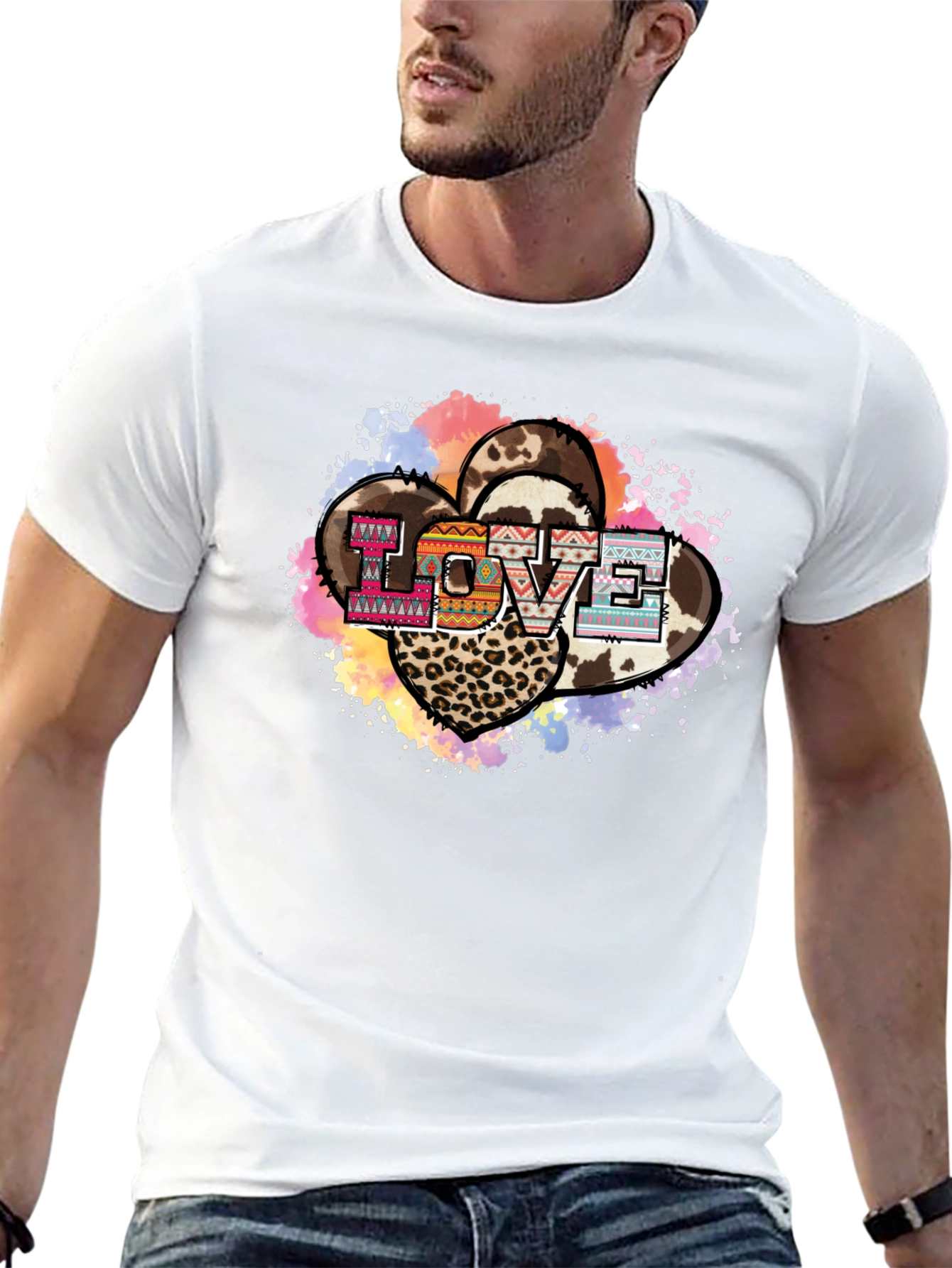 LOVE Heart Graphic T-Shirt