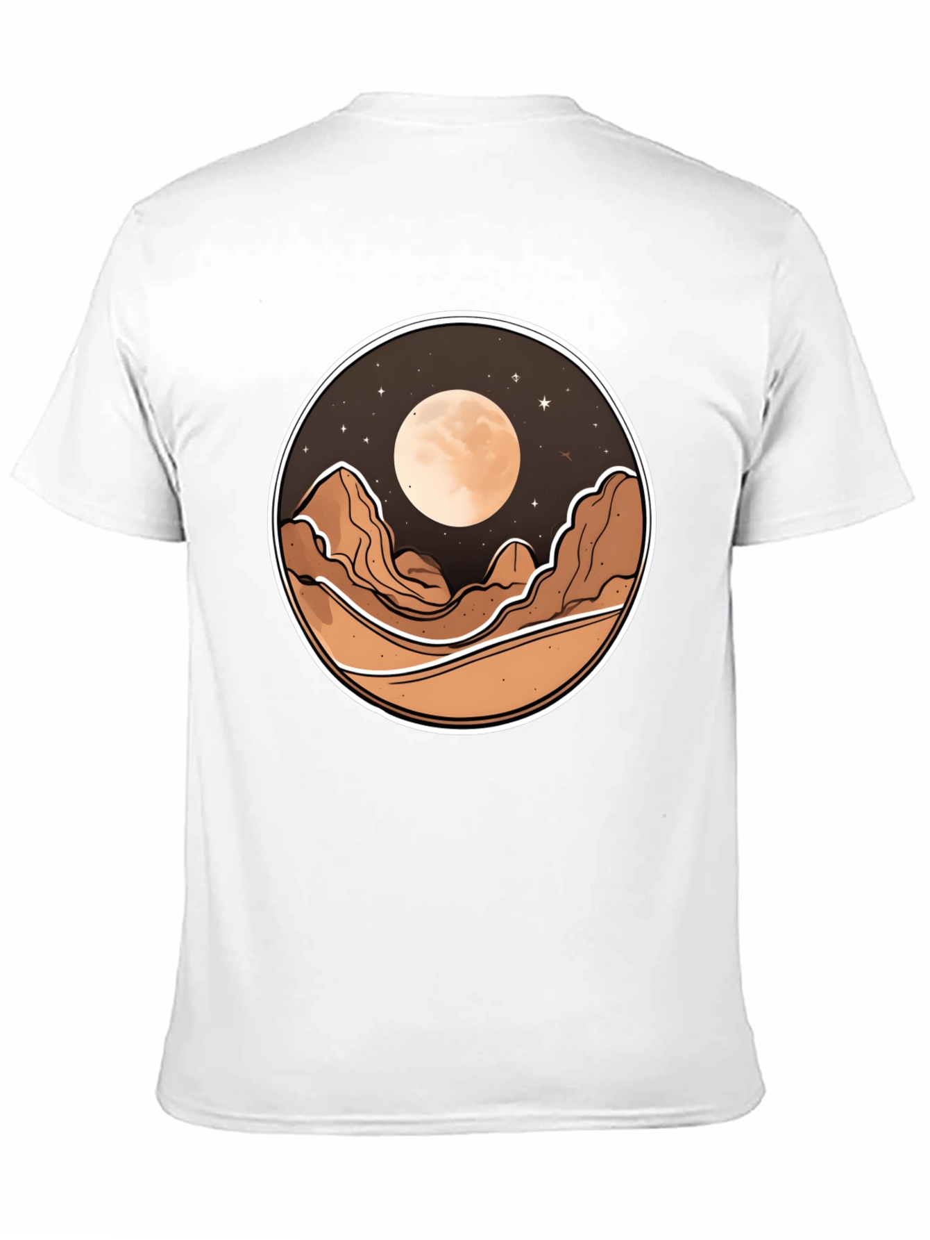 Moonlit Desert Scene T-Shirt