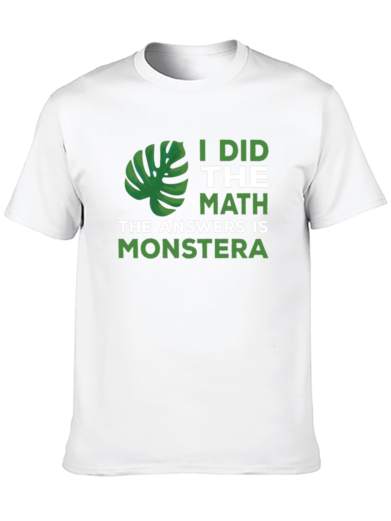 Monstera Math T-Shirt - Funny Plant Lover Tee