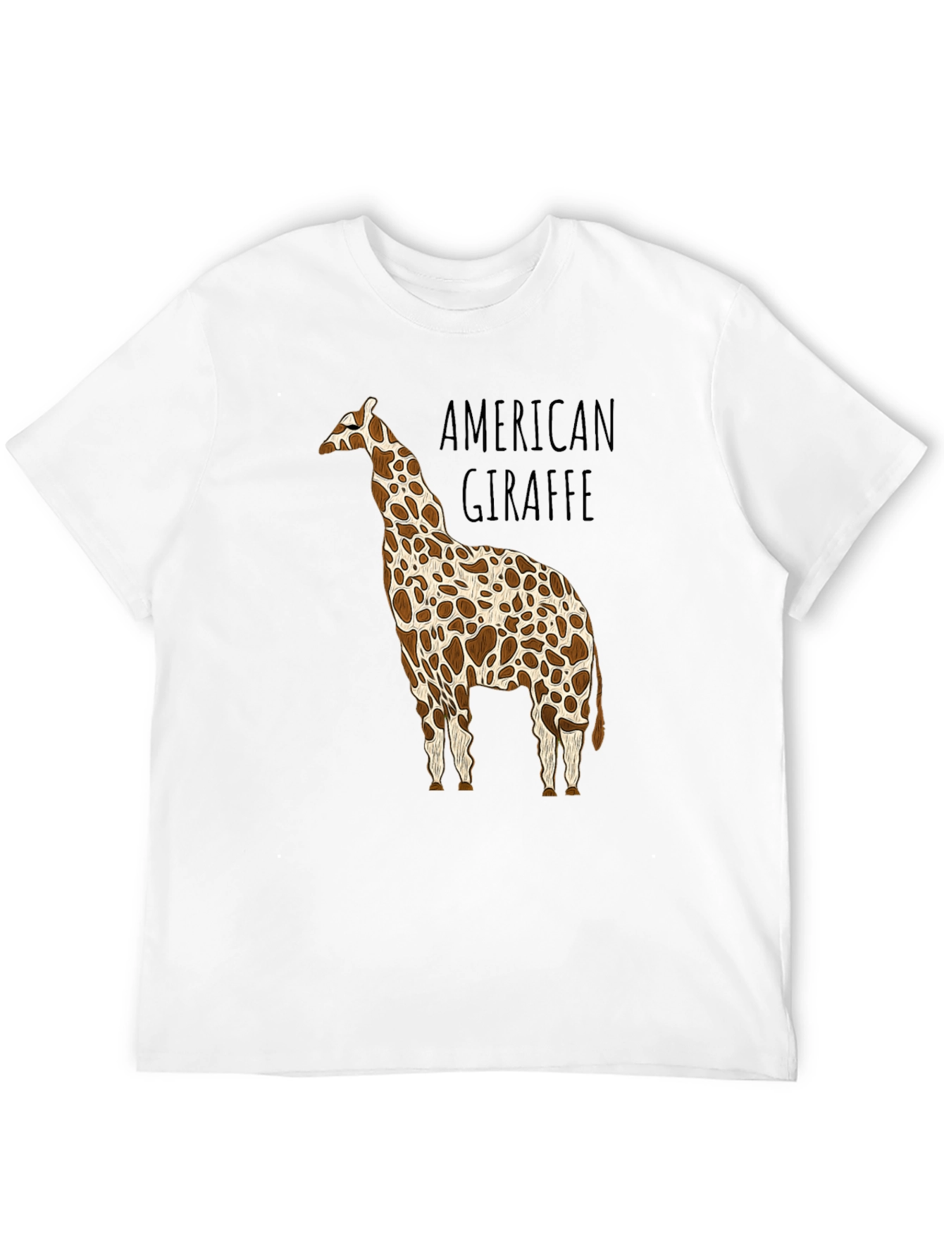 American Giraffe Graphic Tee - Unique Design