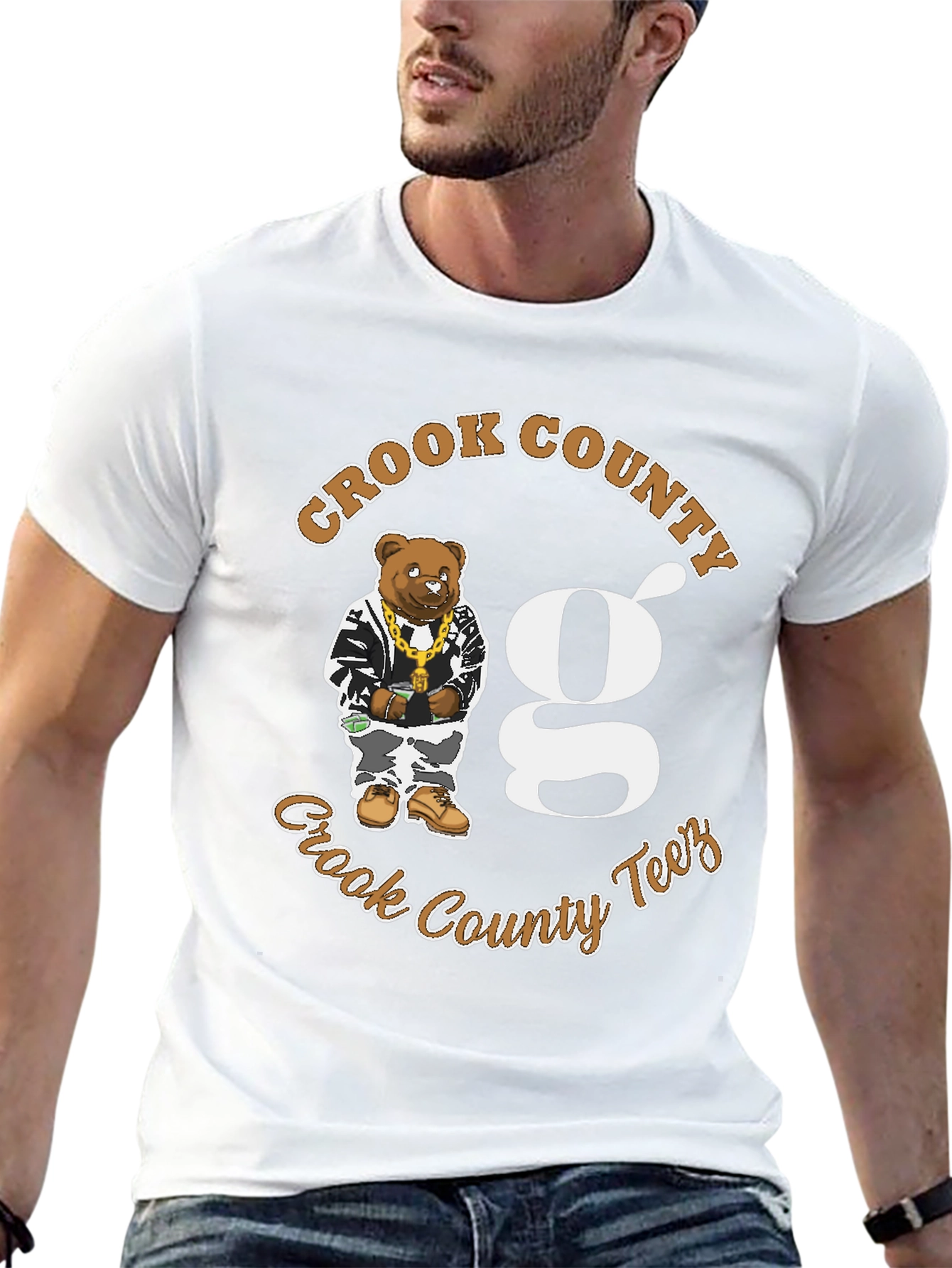 Crook County Tees T-Shirt - Bear Graphic