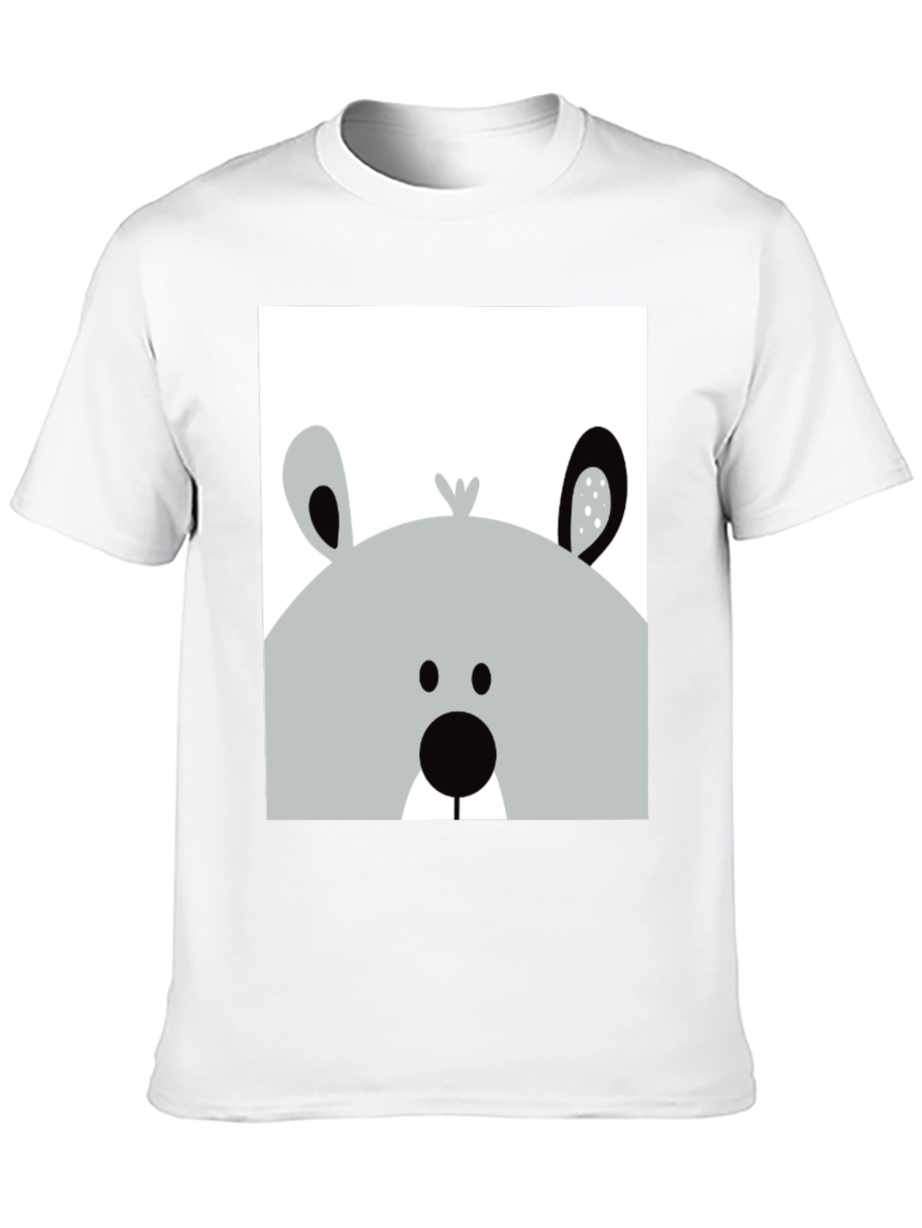 Bear Graphic Tee - Mens Black T-Shirt