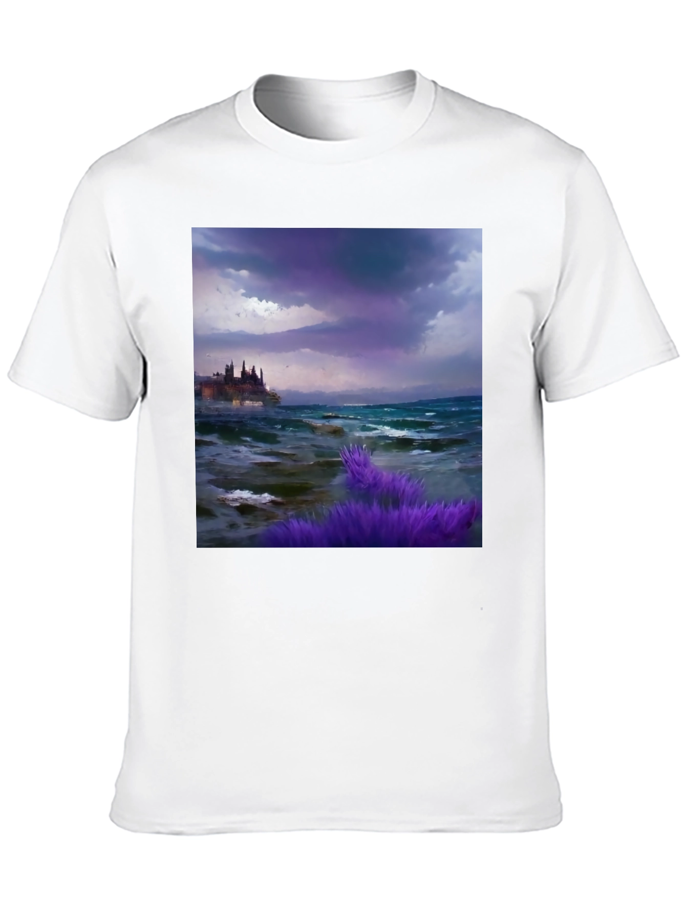 Stormy Coastline Graphic Tee