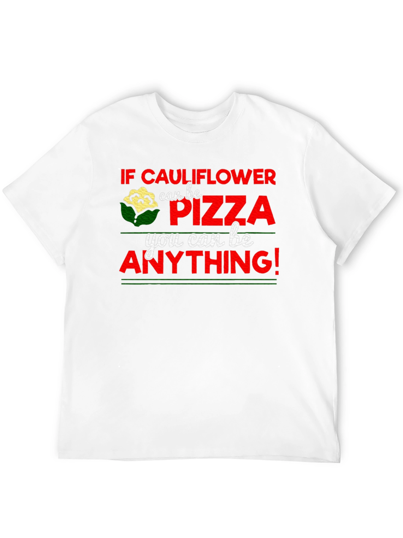 Funny Cauliflower Pizza T-Shirt